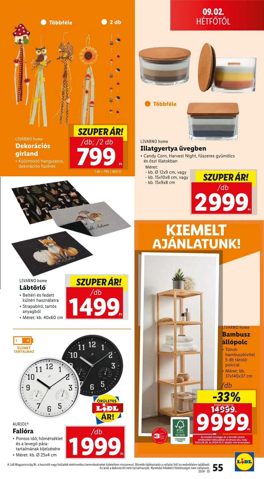 Lidl akciós újság 08.29–09.04 – 55. oldal