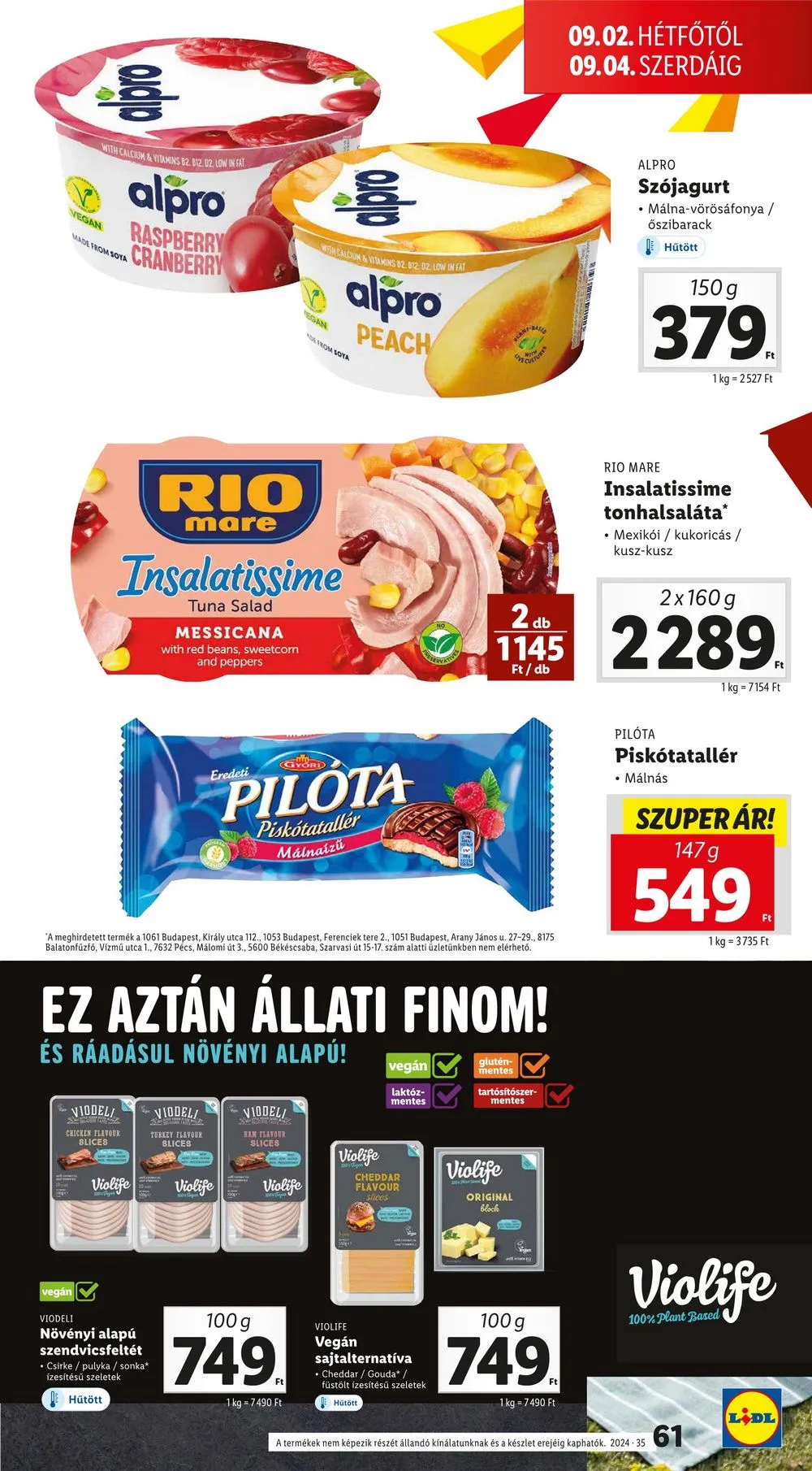 Lidl akciós újság 08.29–09.04 – 61. oldal