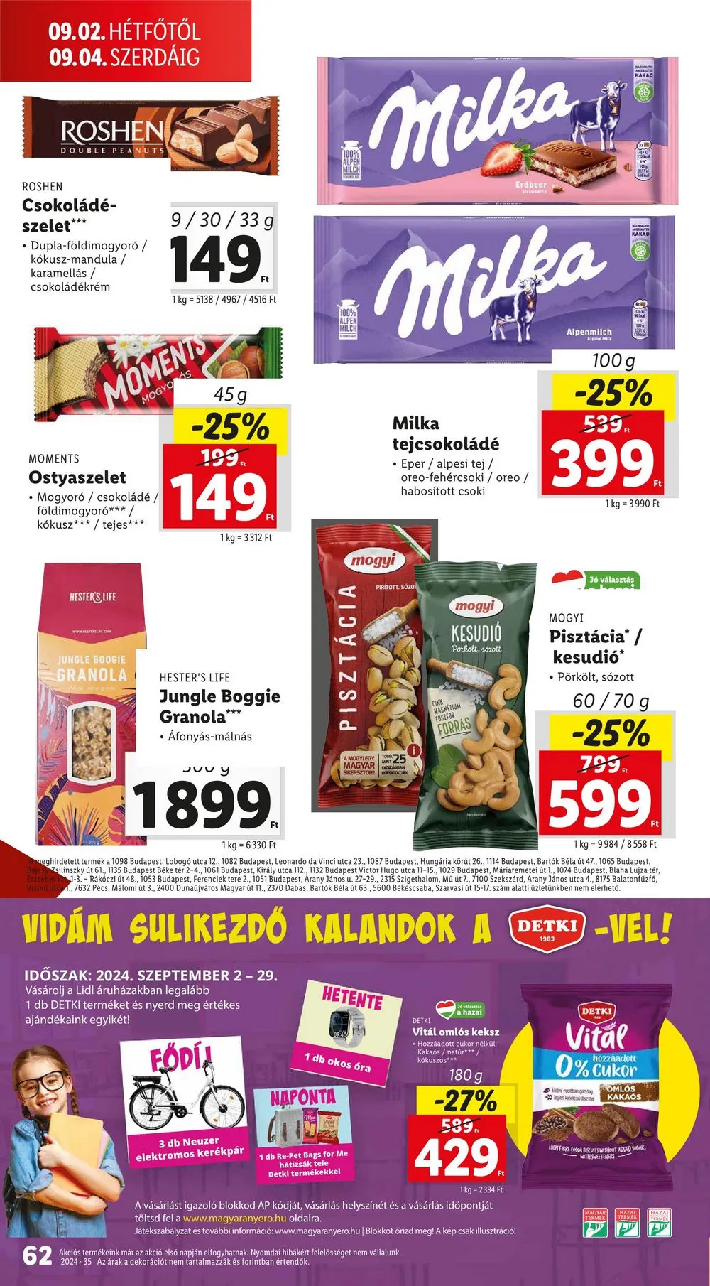 Lidl akciós újság 08.29–09.04 – 62. oldal