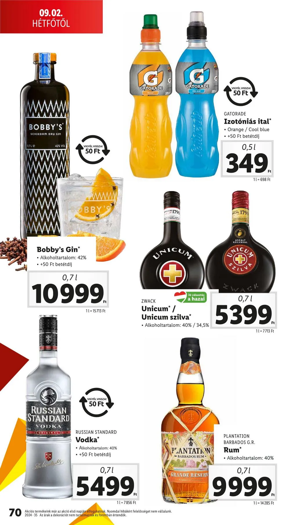 Lidl akciós újság 08.29–09.04 – 70. oldal
