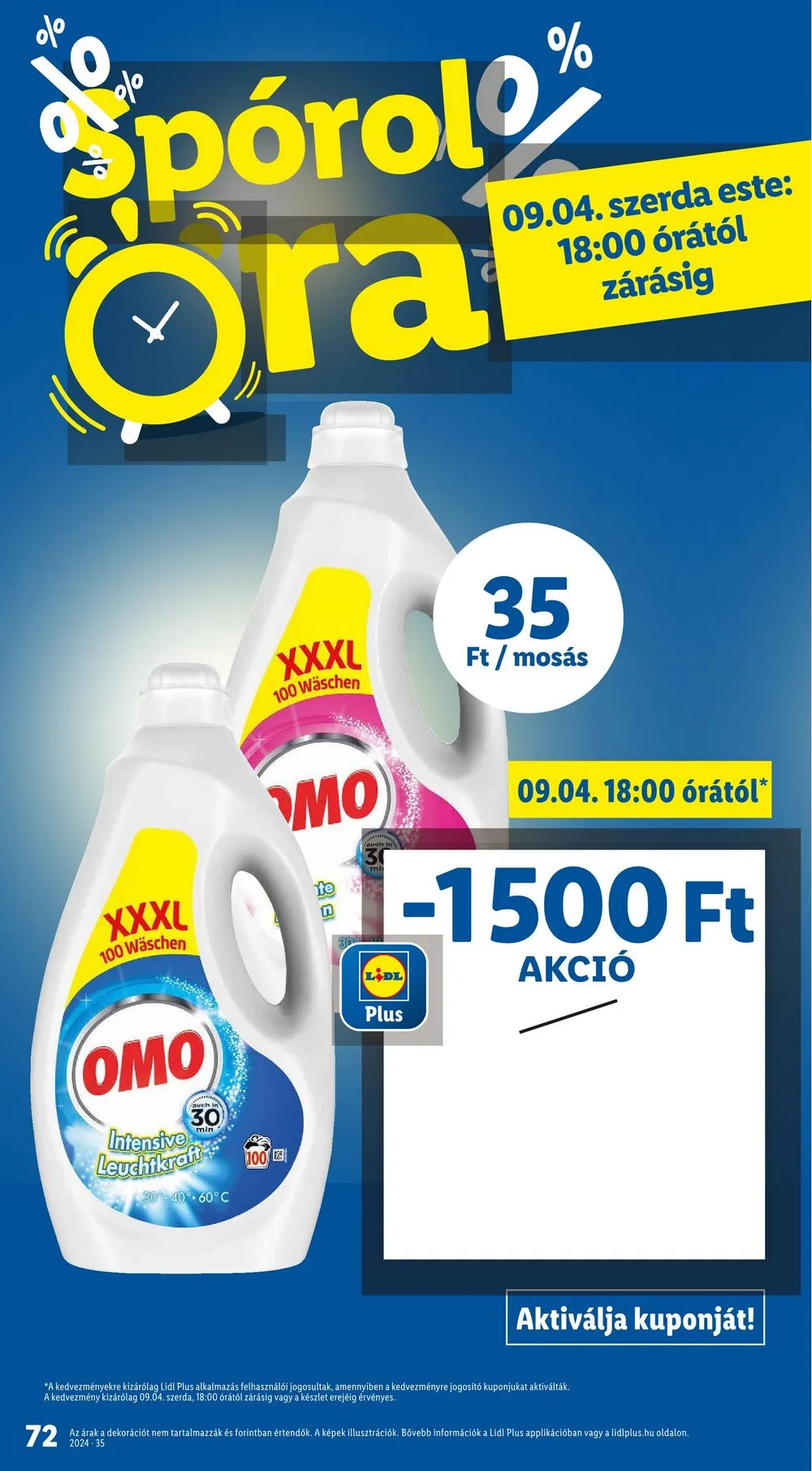 Lidl akciós újság 08.29–09.04 – 72. oldal