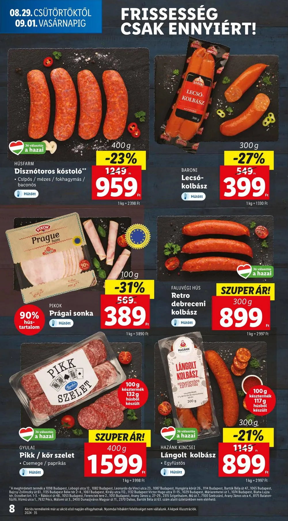 Lidl akciós újság 08.29–09.04 – 8. oldal