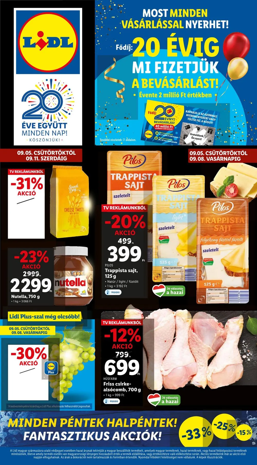 Lidl akciós újság 09.05–09.11