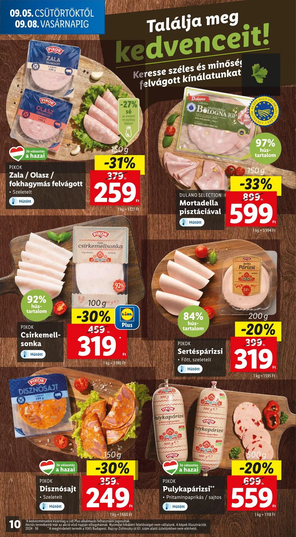 Lidl akciós újság 09.05–09.11 – 10. oldal