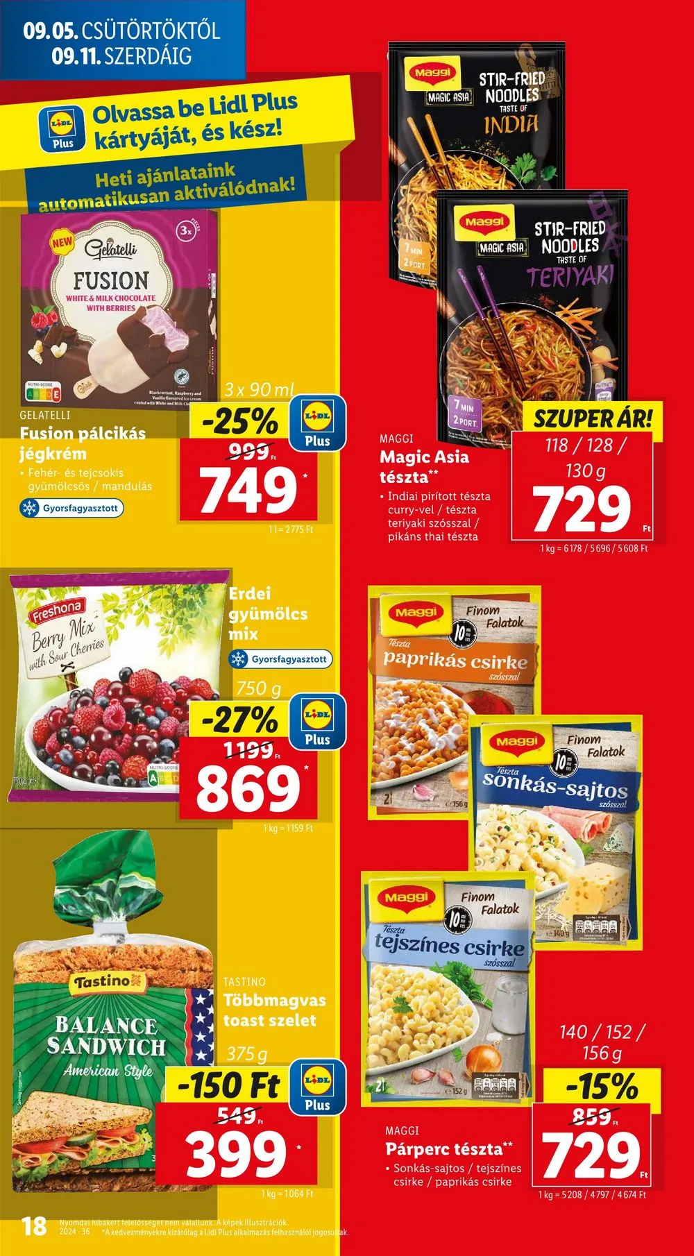 Lidl akciós újság 09.05–09.11 – 18. oldal