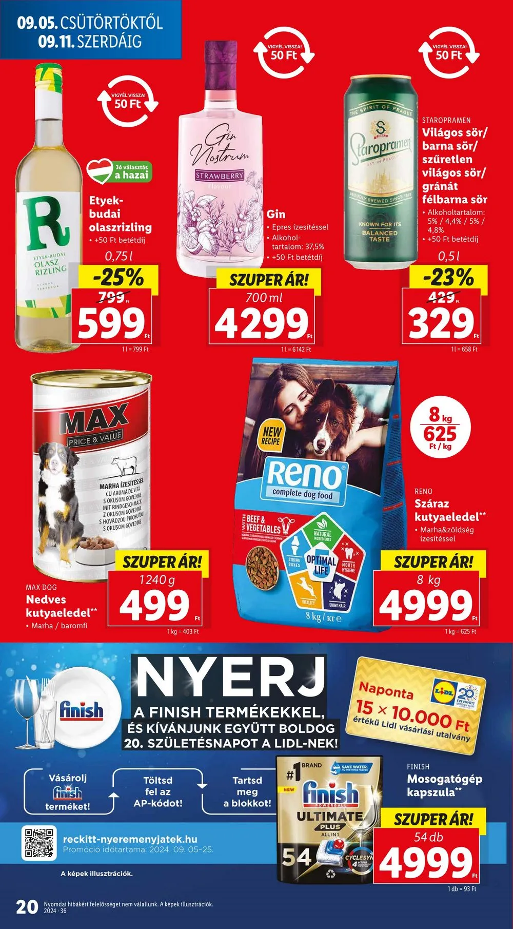 Lidl akciós újság 09.05–09.11 – 20. oldal