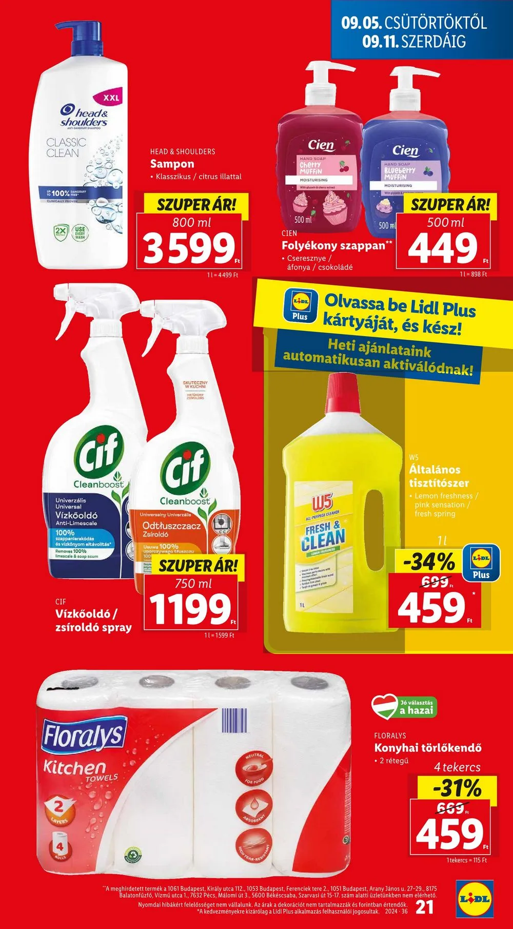Lidl akciós újság 09.05–09.11 – 21. oldal
