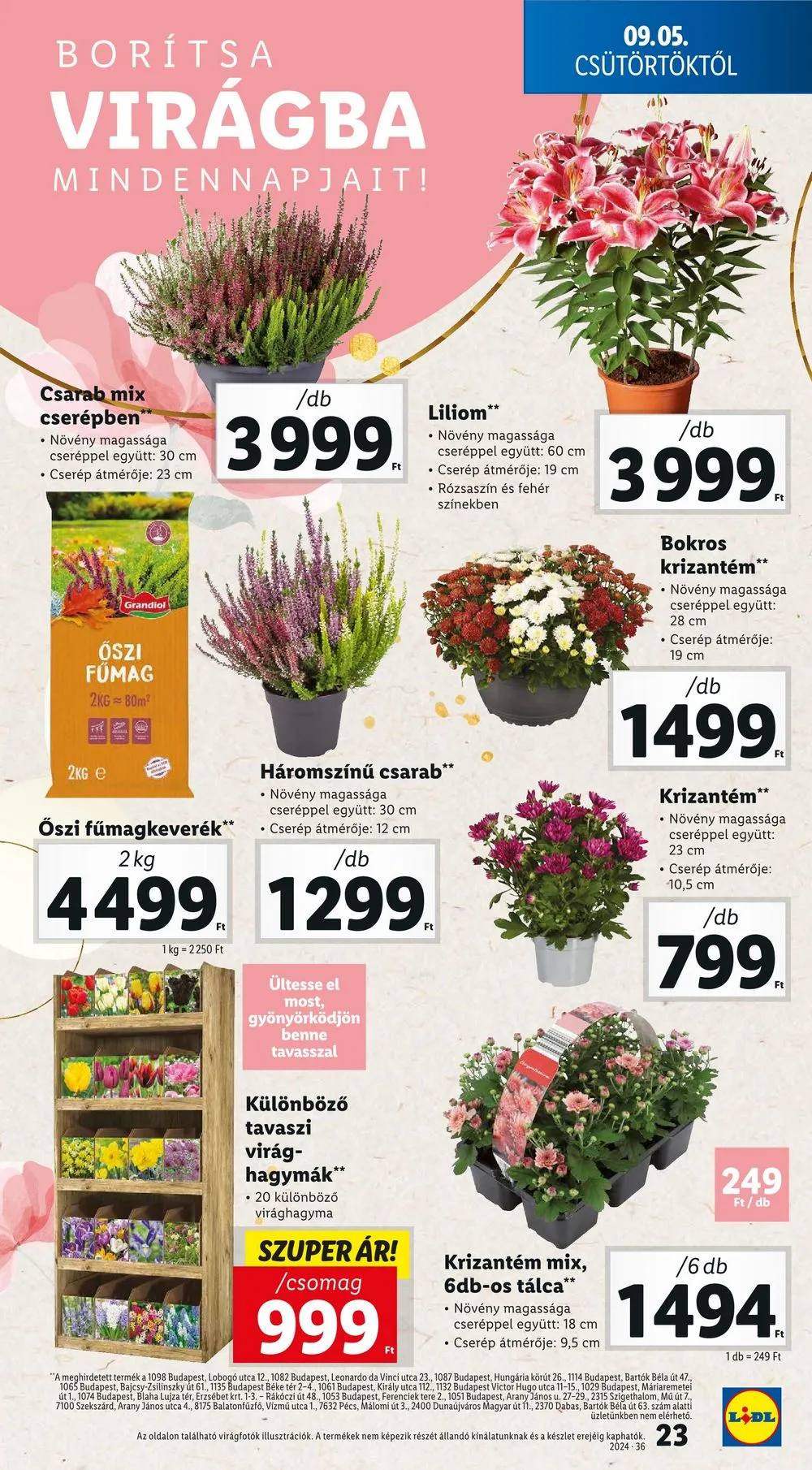 Lidl akciós újság 09.05–09.11 – 23. oldal