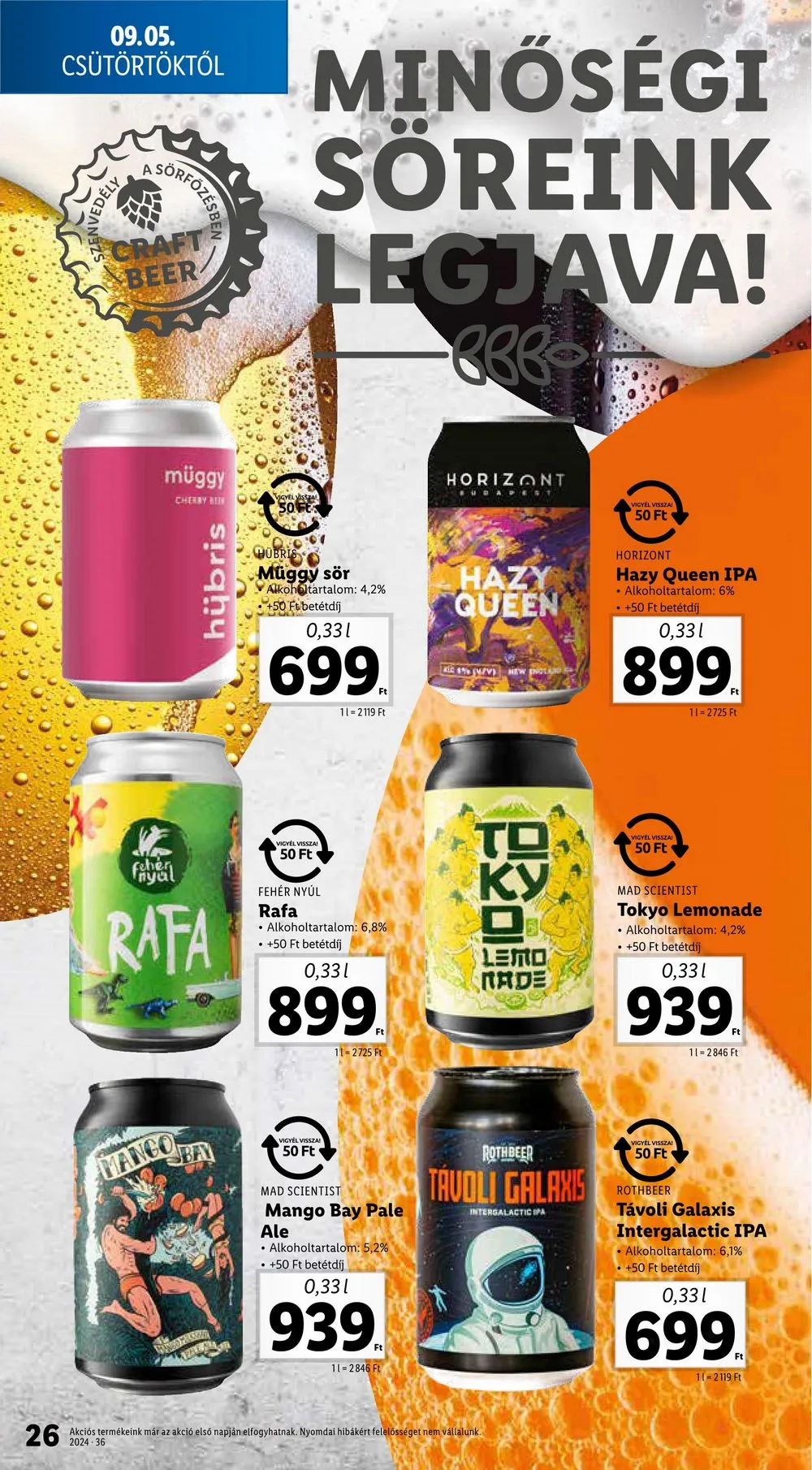 Lidl akciós újság 09.05–09.11 – 26. oldal