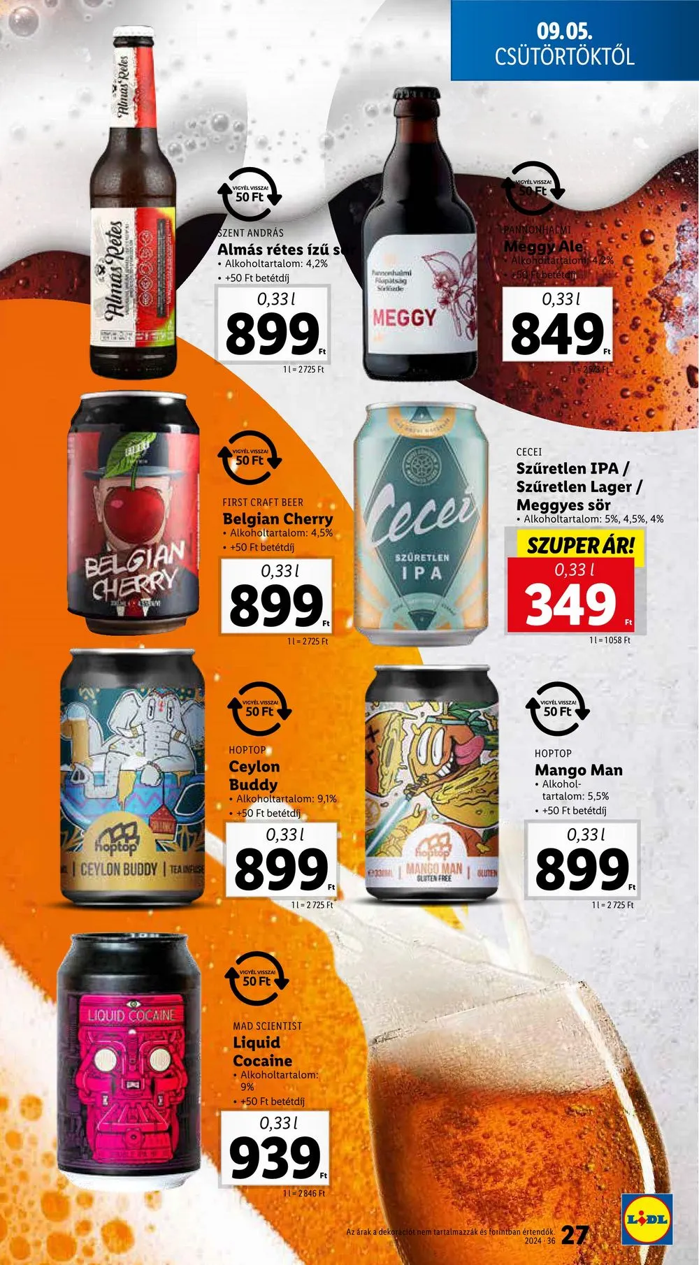 Lidl akciós újság 09.05–09.11 – 27. oldal