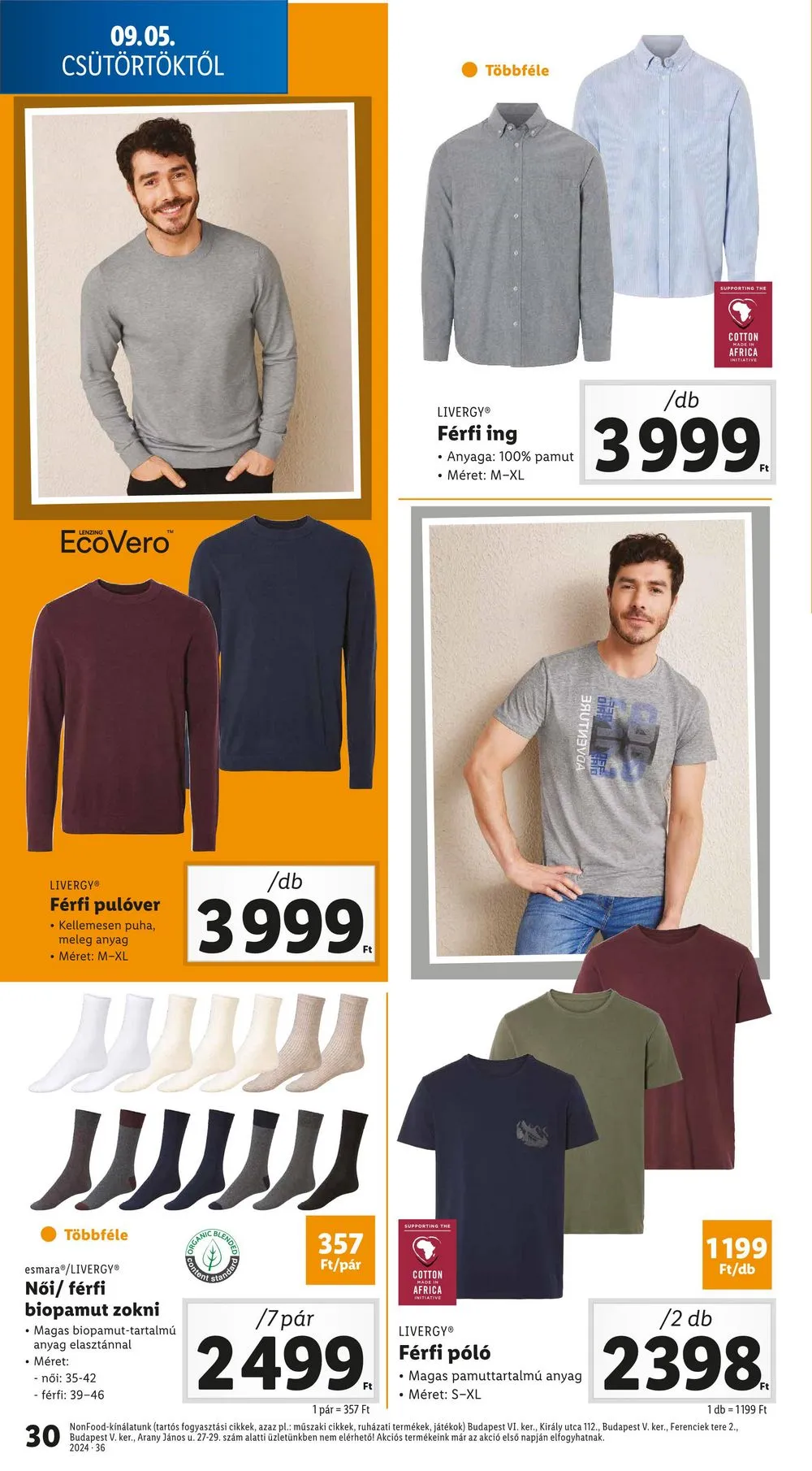 Lidl akciós újság 09.05–09.11 – 30. oldal