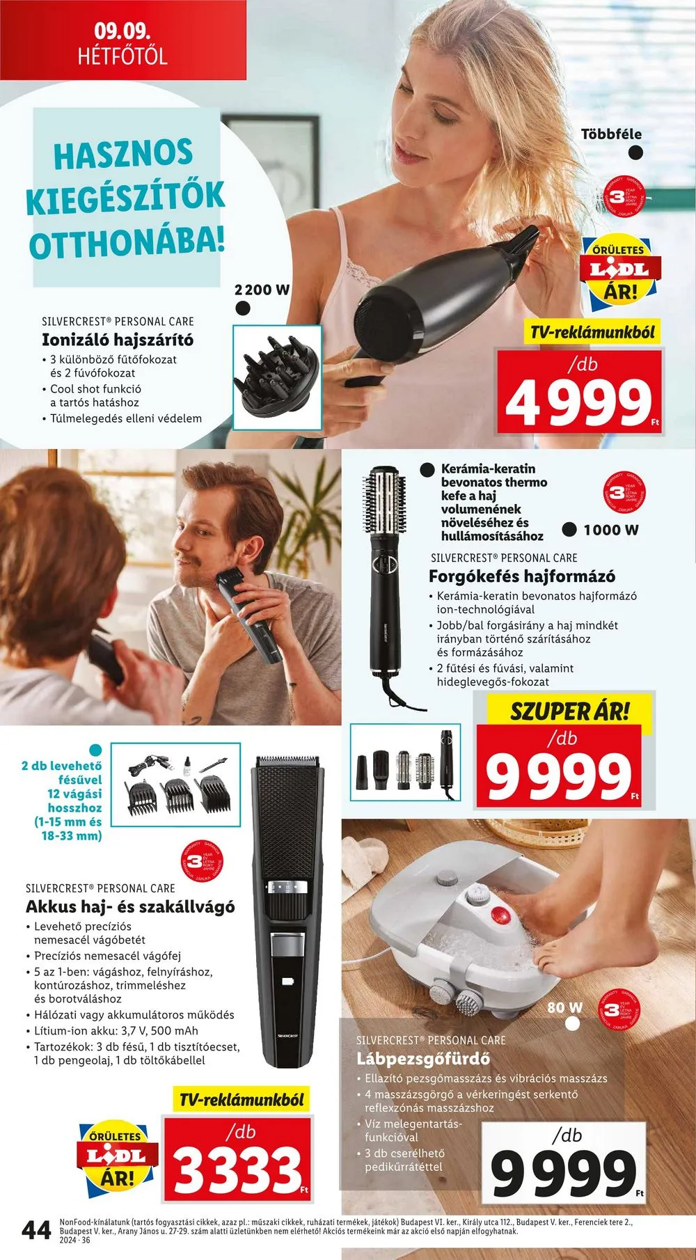 Lidl akciós újság 09.05–09.11 – 44. oldal