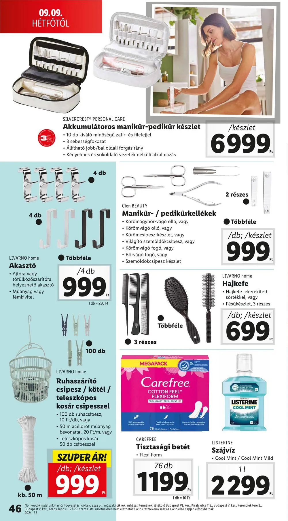Lidl akciós újság 09.05–09.11 – 46. oldal