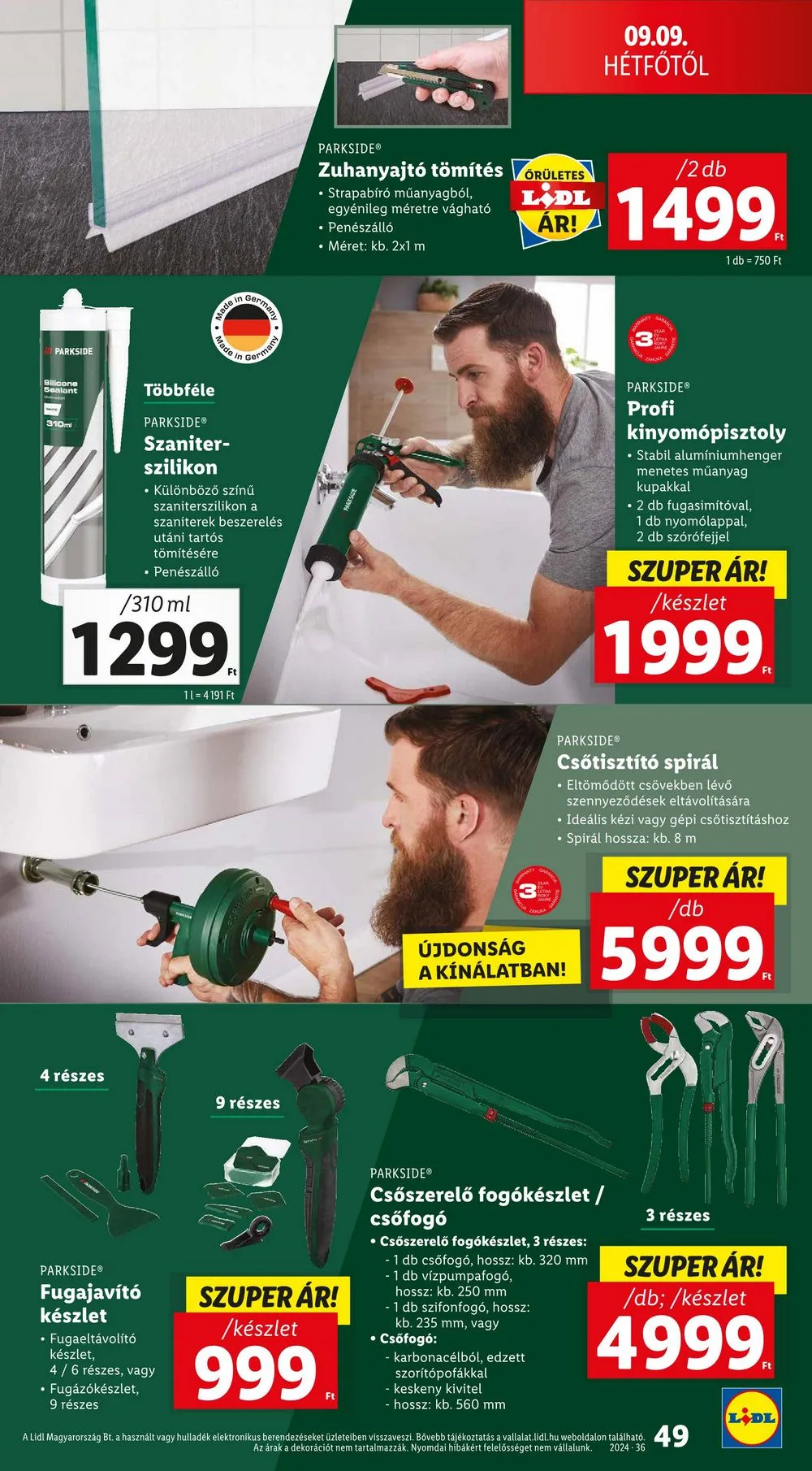 Lidl akciós újság 09.05–09.11 – 49. oldal