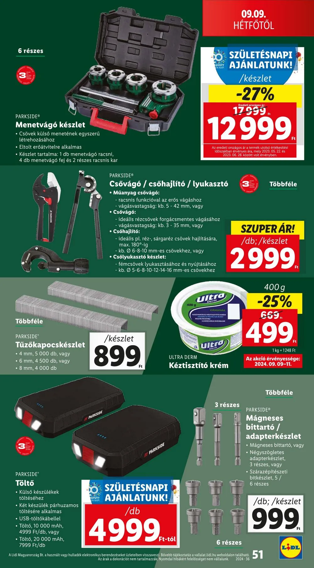 Lidl akciós újság 09.05–09.11 – 51. oldal