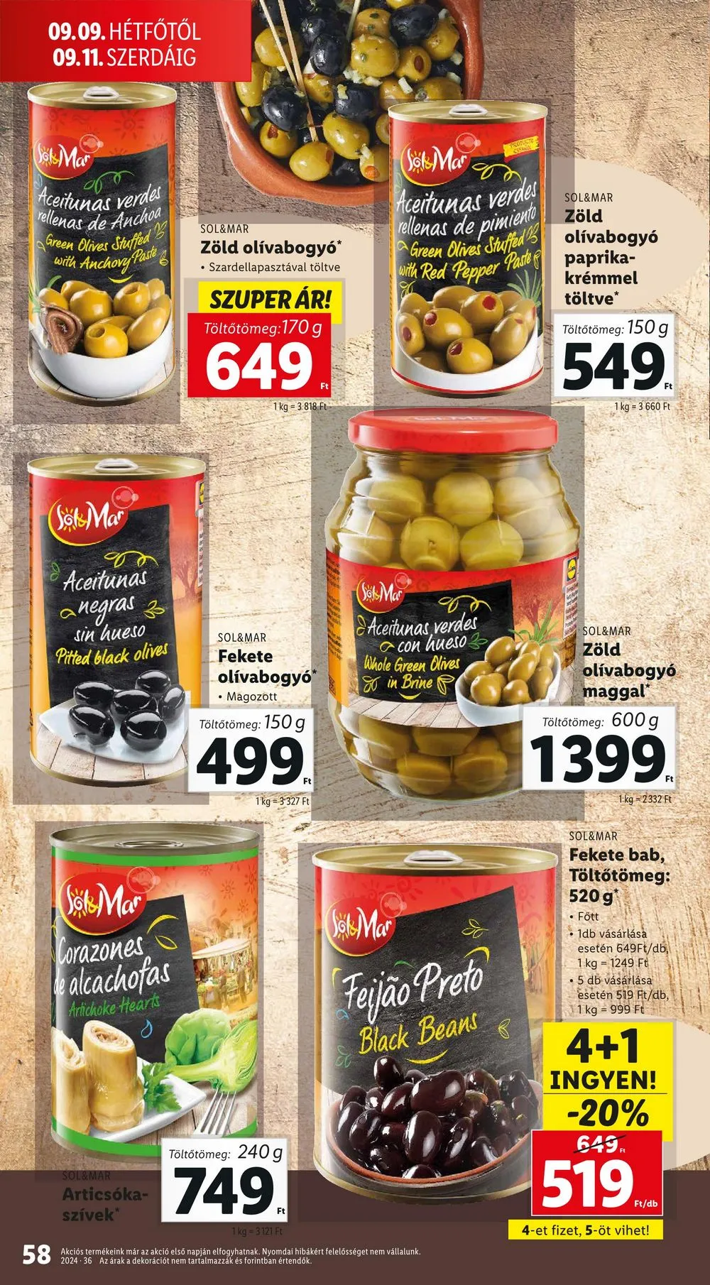 Lidl akciós újság 09.05–09.11 – 58. oldal