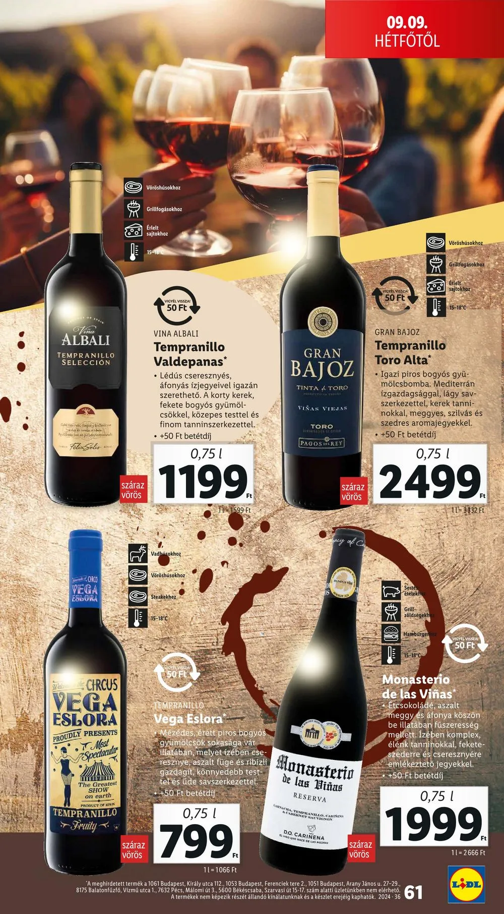 Lidl akciós újság 09.05–09.11 – 61. oldal
