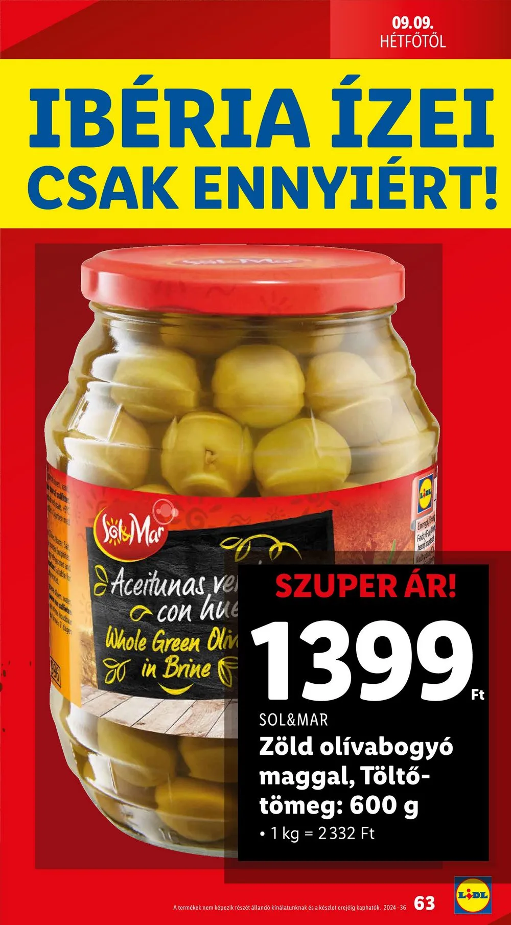 Lidl akciós újság 09.05–09.11 – 63. oldal