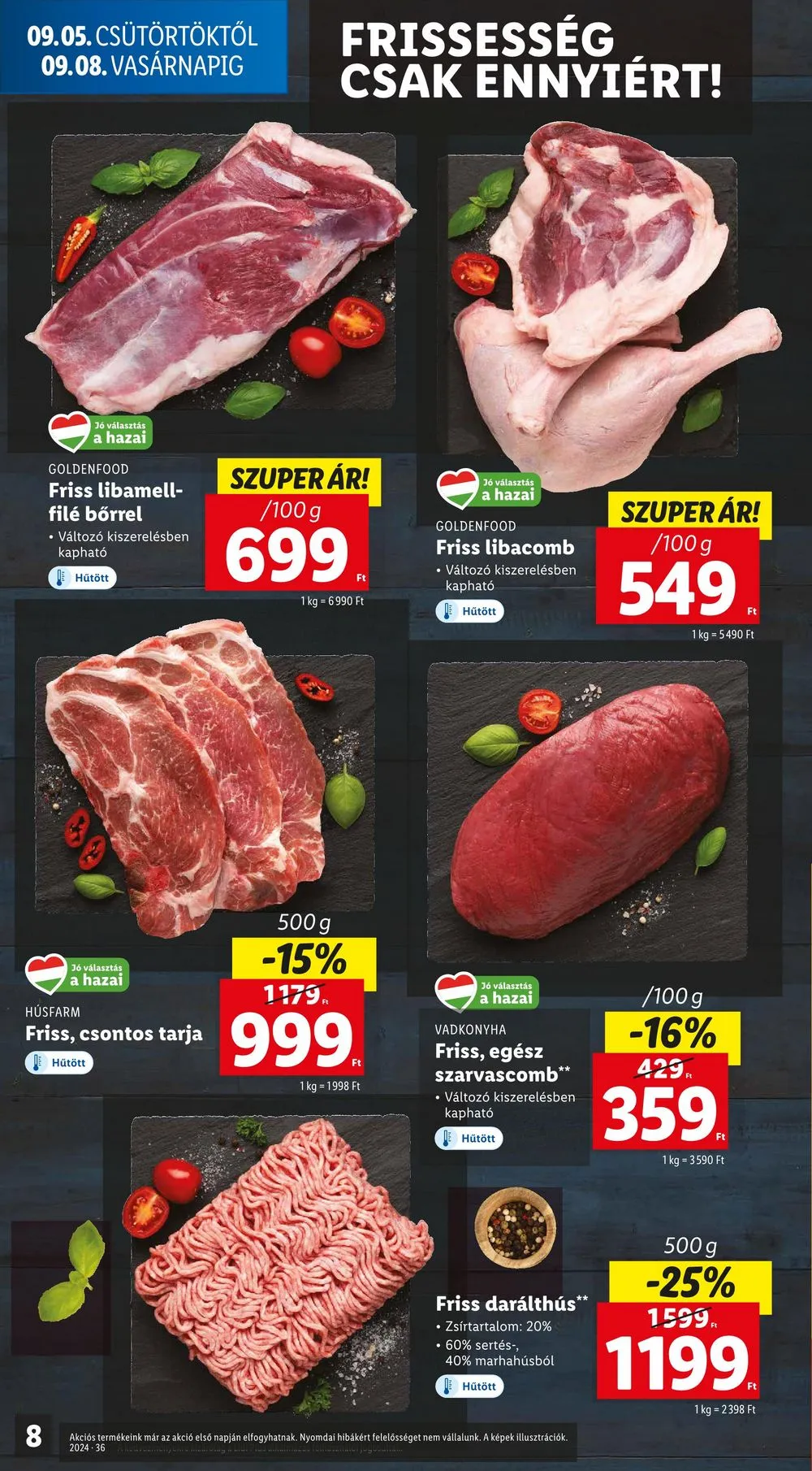 Lidl akciós újság 09.05–09.11 – 8. oldal