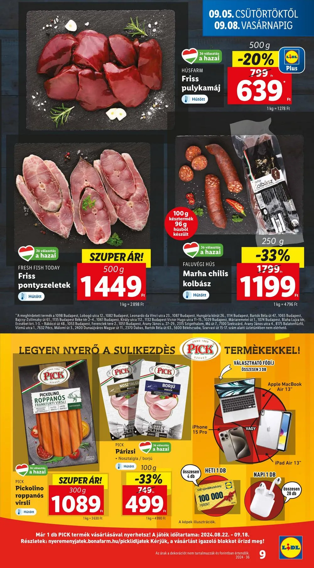 Lidl akciós újság 09.05–09.11 – 9. oldal