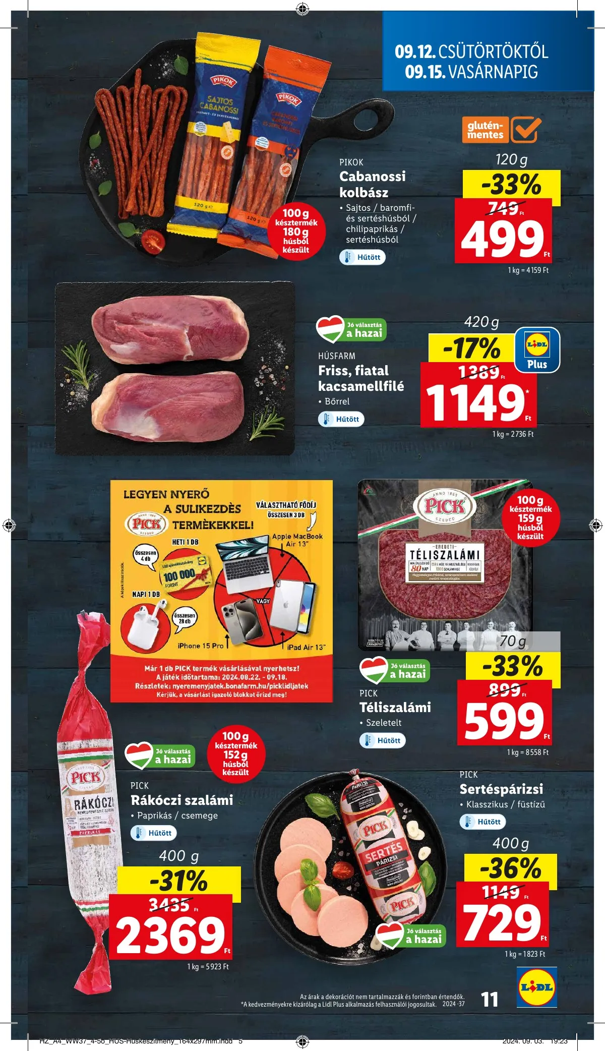 Lidl akciós újság 09.12–09.18 – 11. oldal
