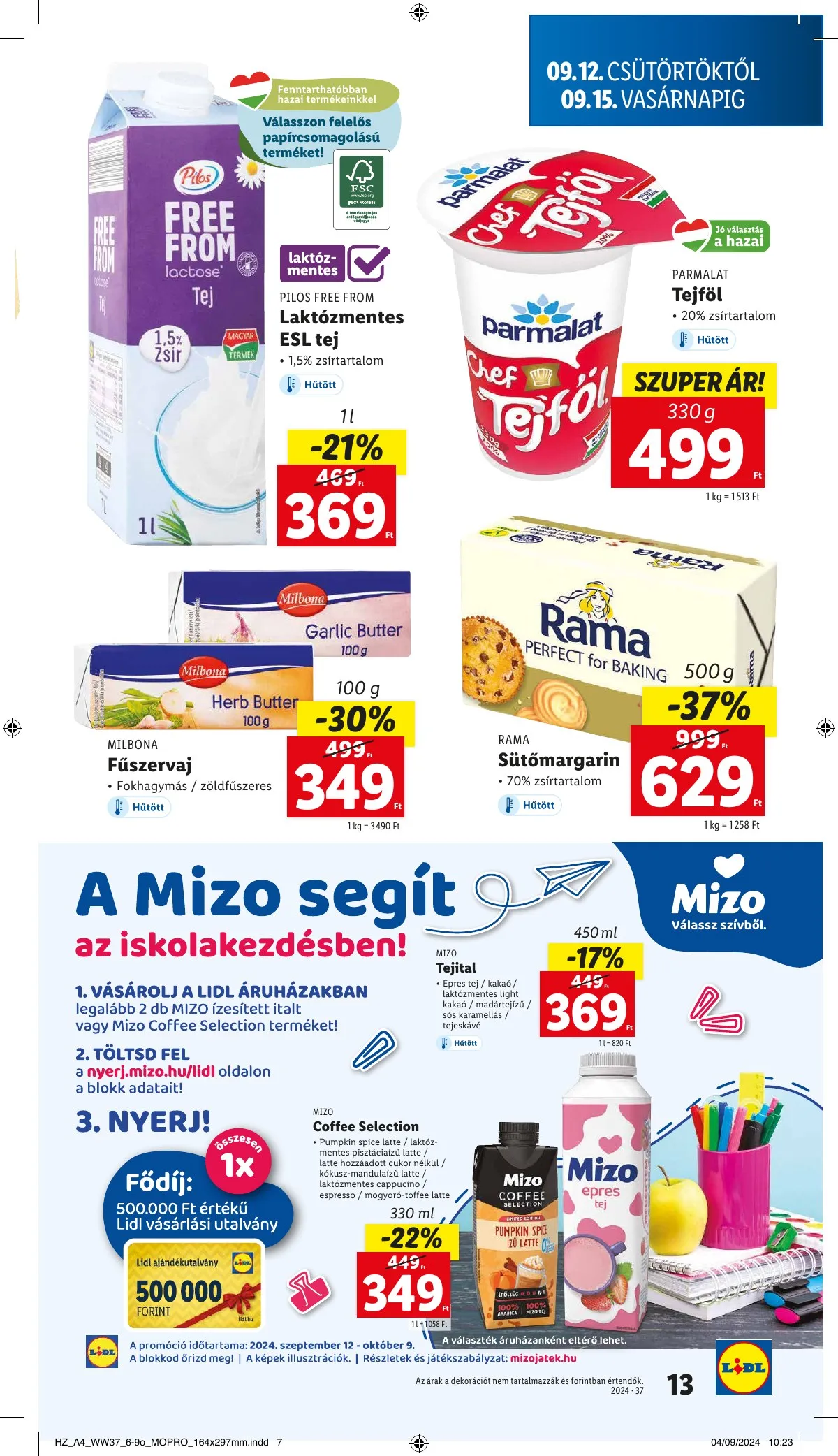 Lidl akciós újság 09.12–09.18 – 13. oldal