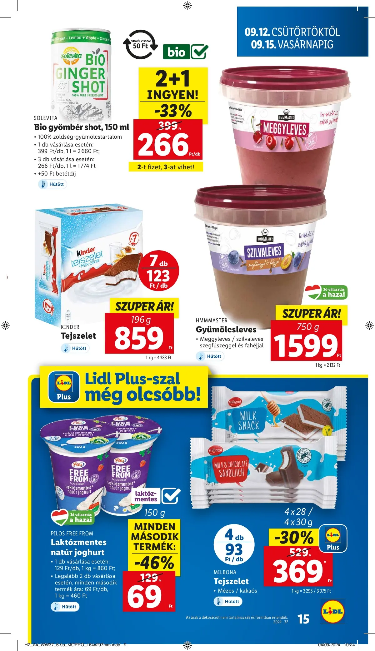 Lidl akciós újság 09.12–09.18 – 15. oldal