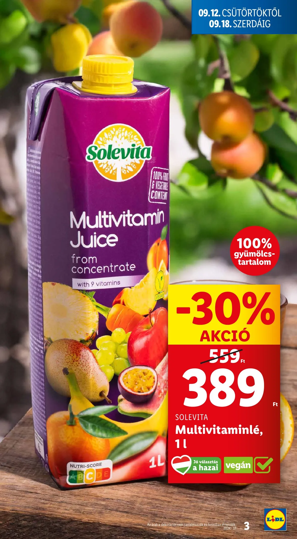 Lidl akciós újság 09.12–09.18 – 3. oldal