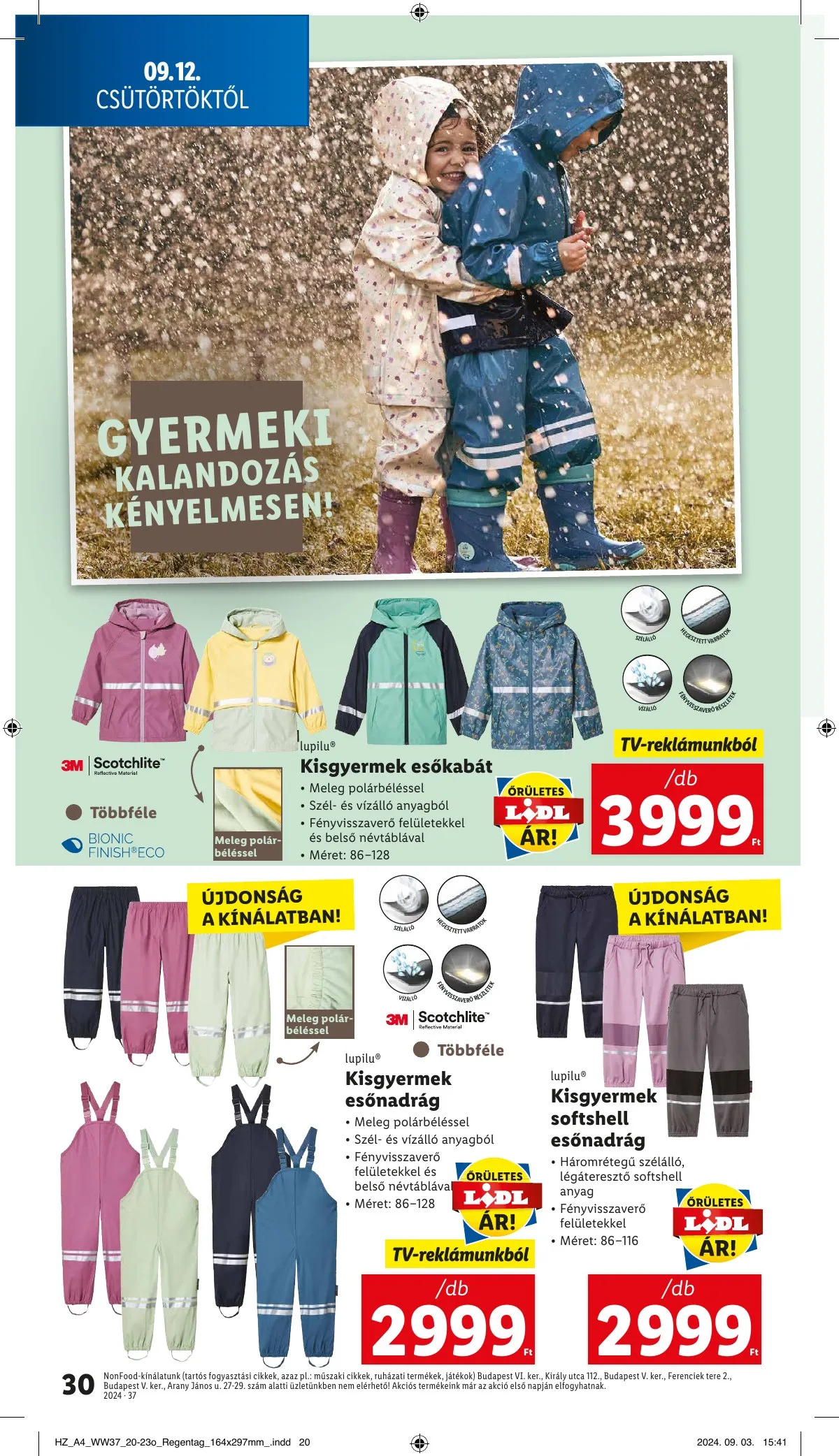 Lidl akciós újság 09.12–09.18 – 30. oldal