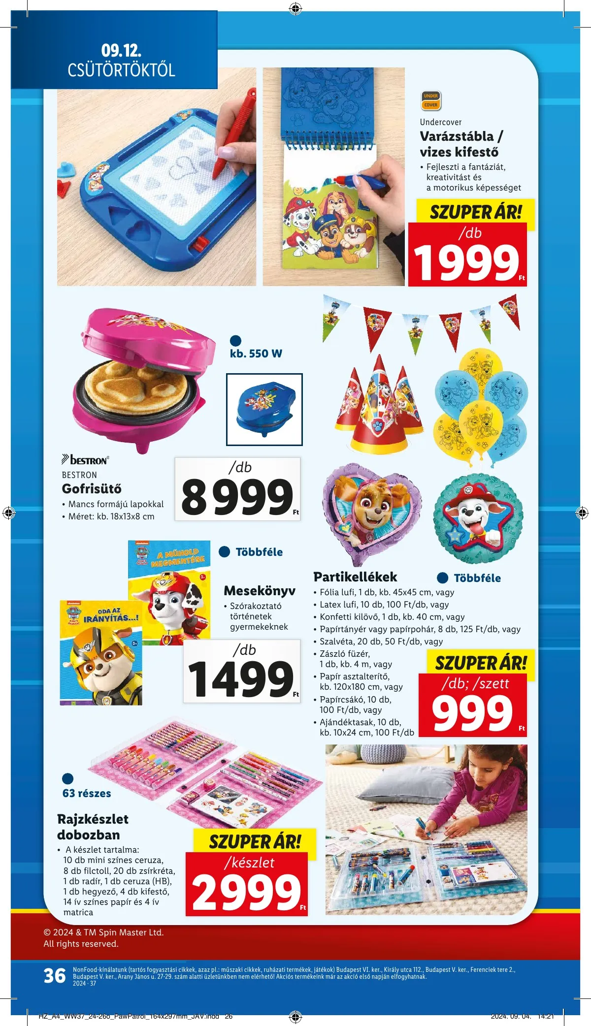Lidl akciós újság 09.12–09.18 – 36. oldal