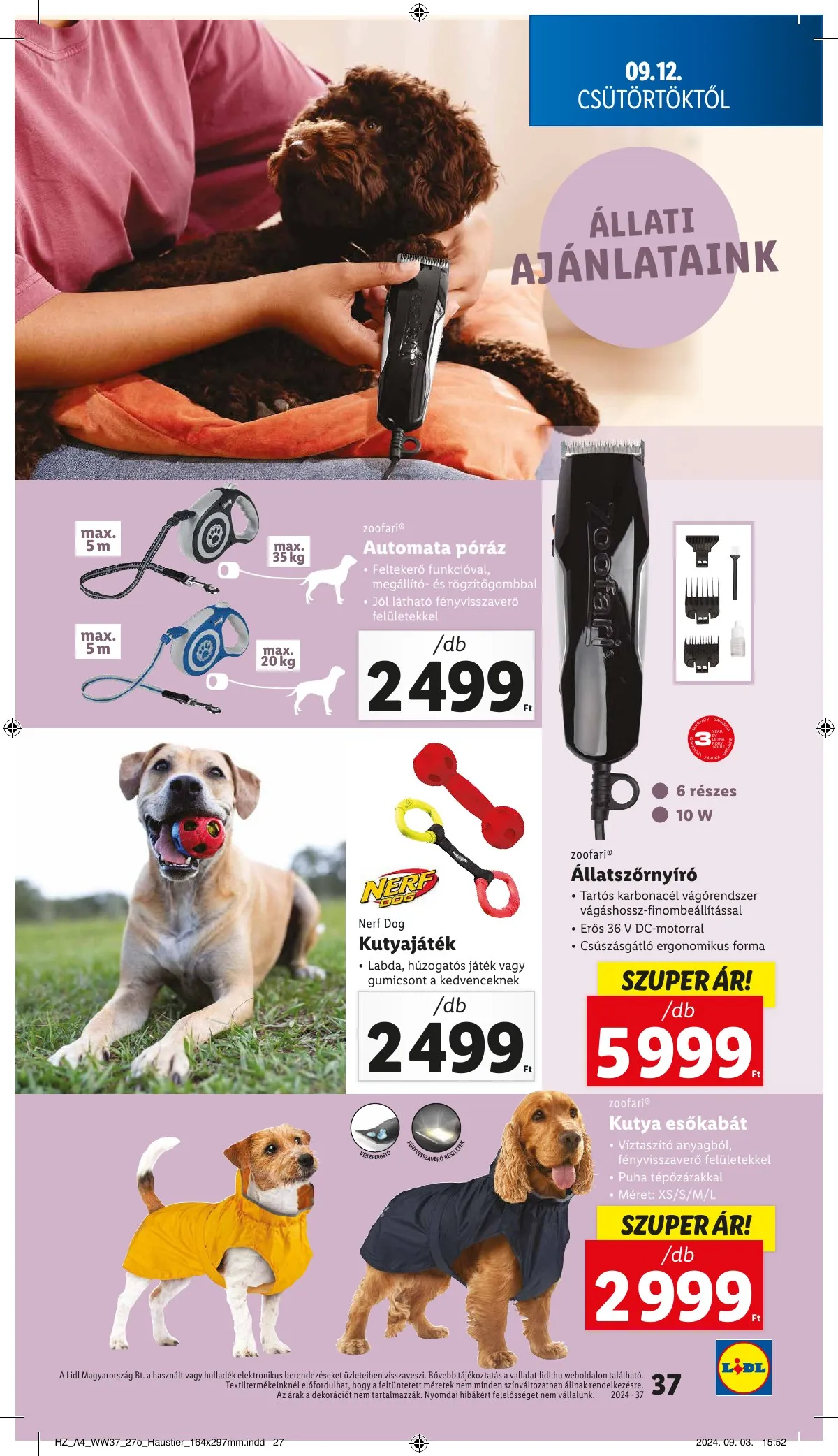Lidl akciós újság 09.12–09.18 – 37. oldal
