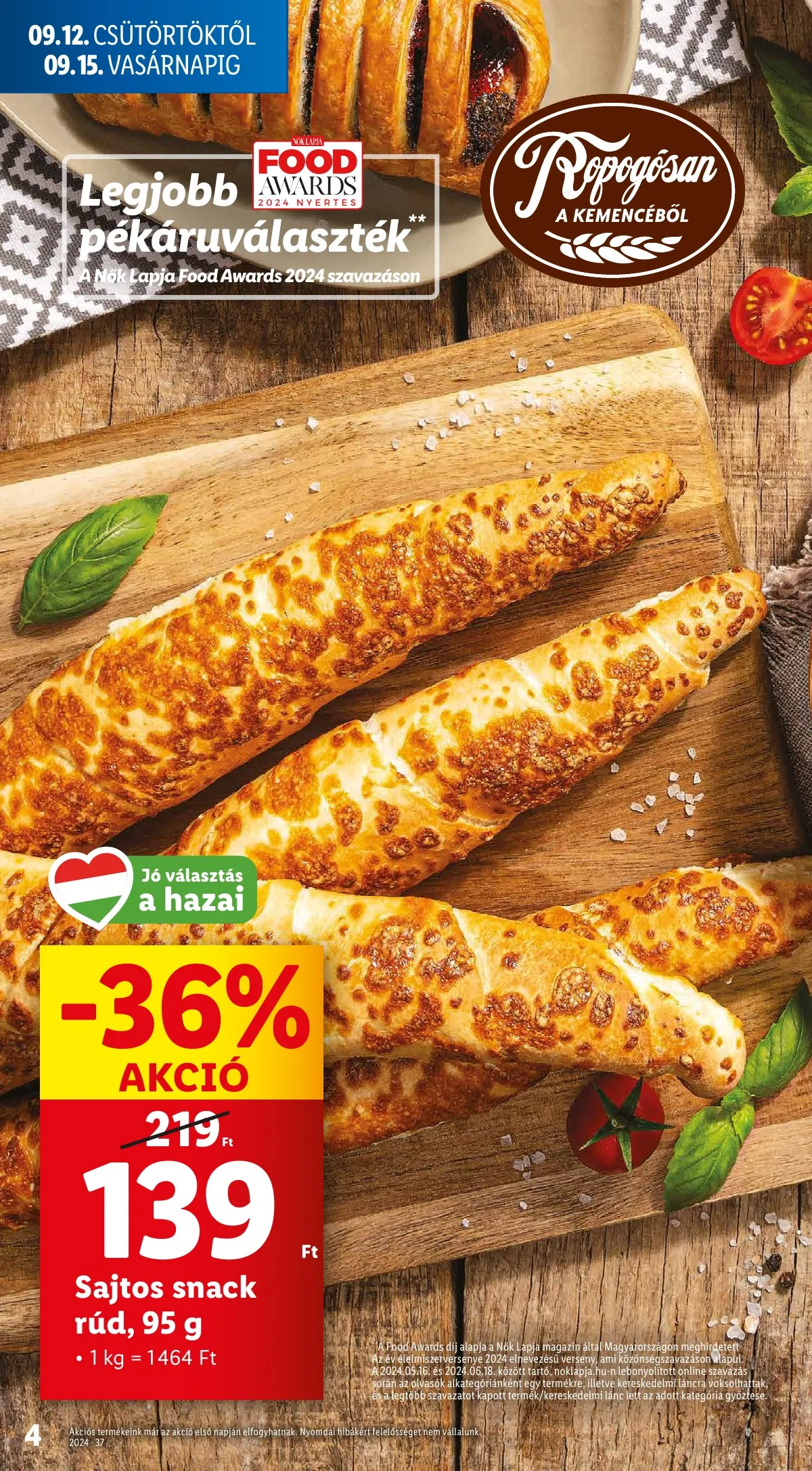 Lidl akciós újság 09.12–09.18 – 4. oldal