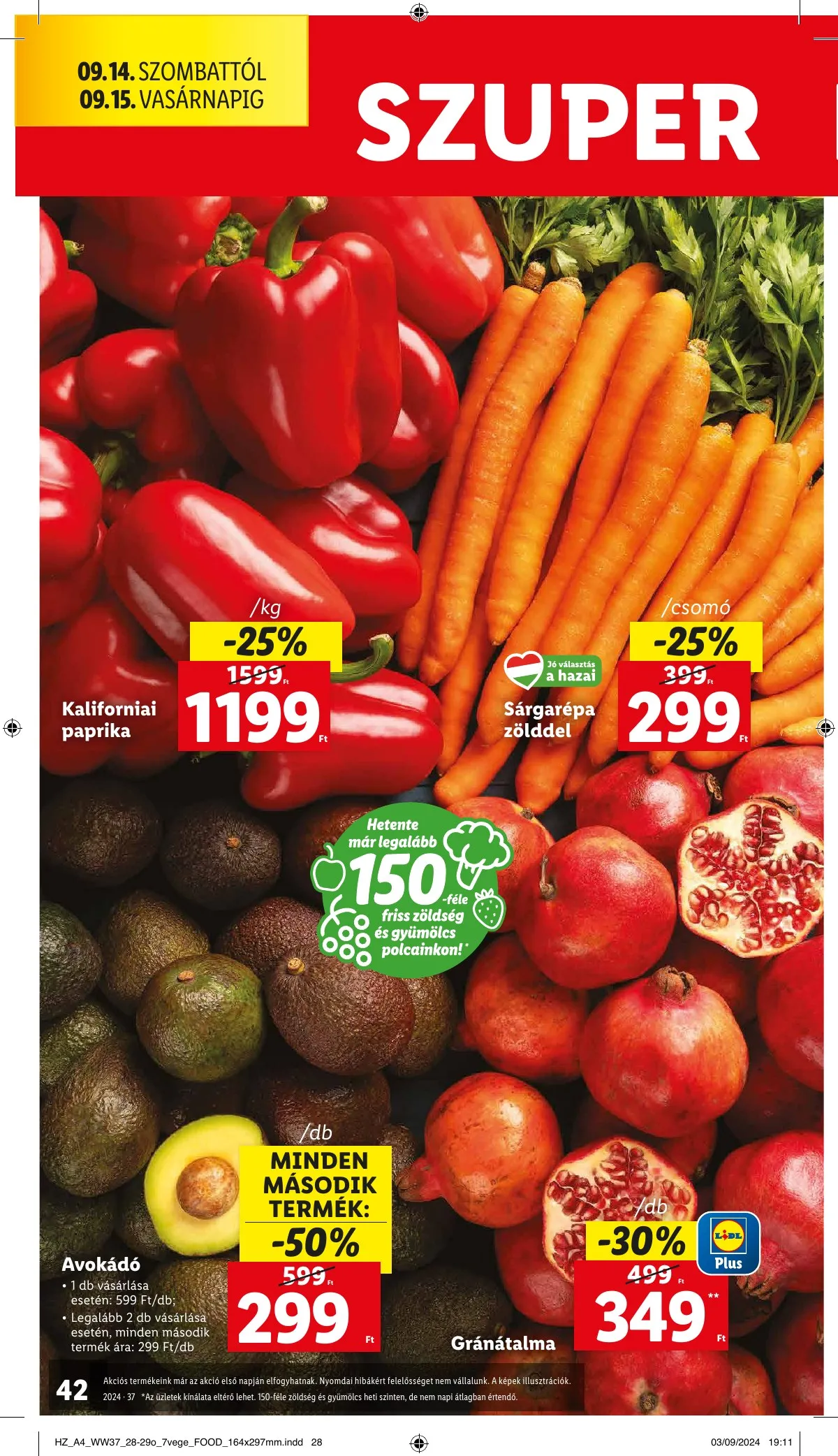 Lidl akciós újság 09.12–09.18 – 42. oldal