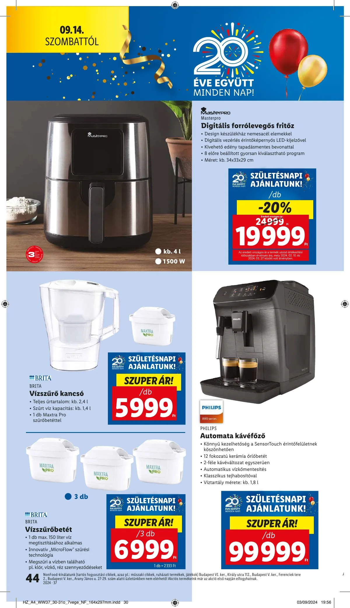 Lidl akciós újság 09.12–09.18 – 44. oldal