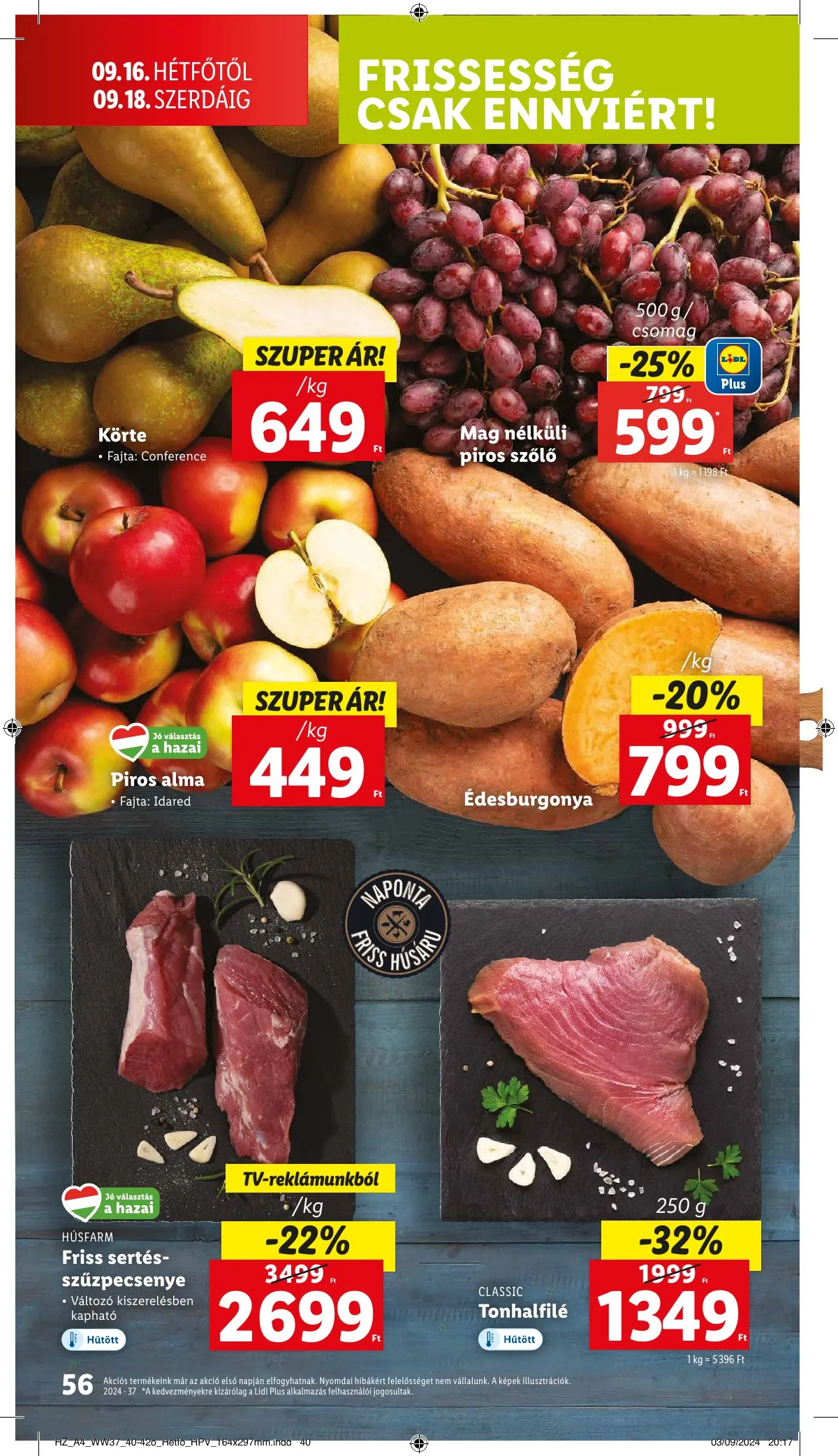 Lidl akciós újság 09.12–09.18 – 56. oldal