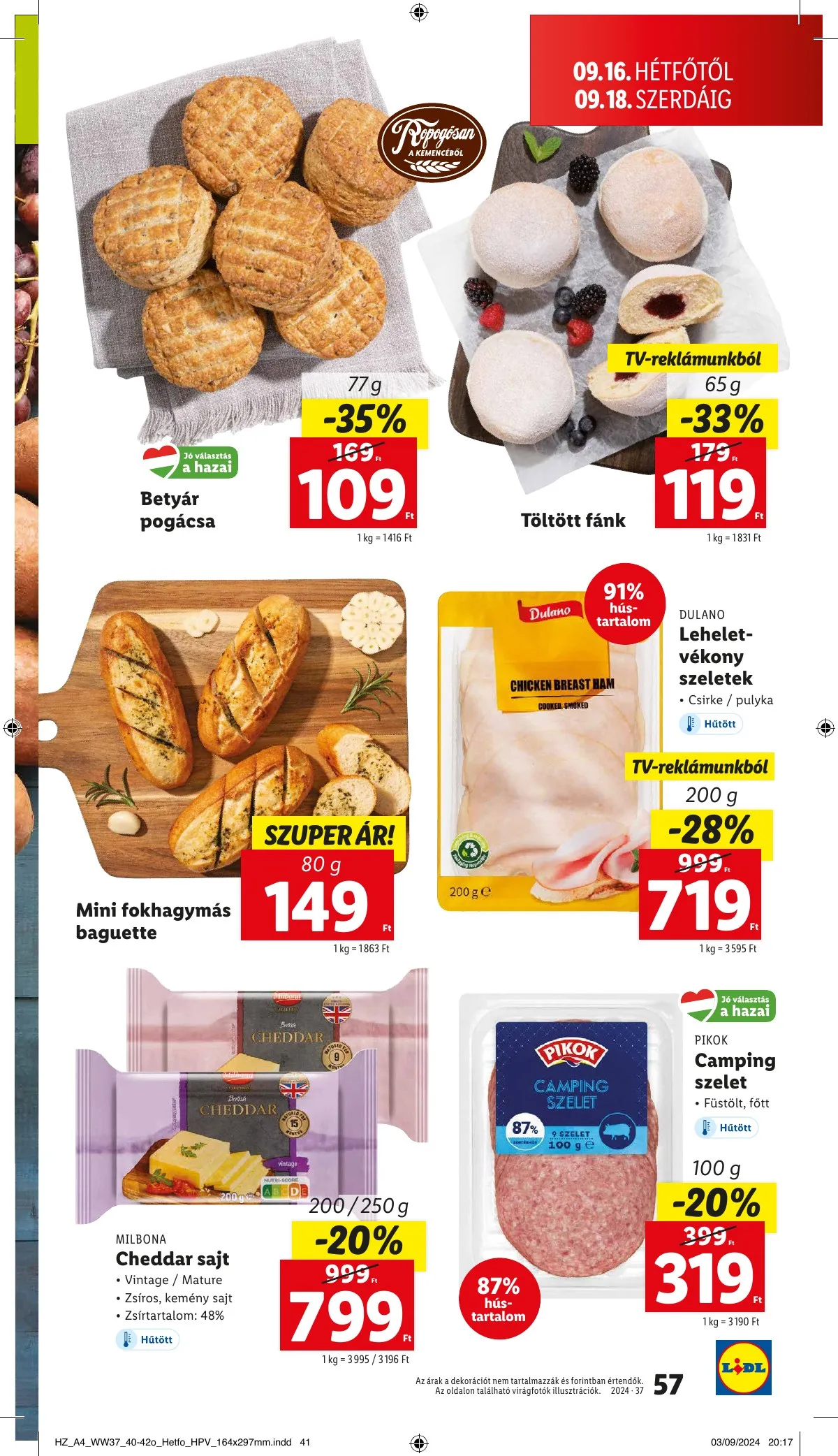 Lidl akciós újság 09.12–09.18 – 57. oldal