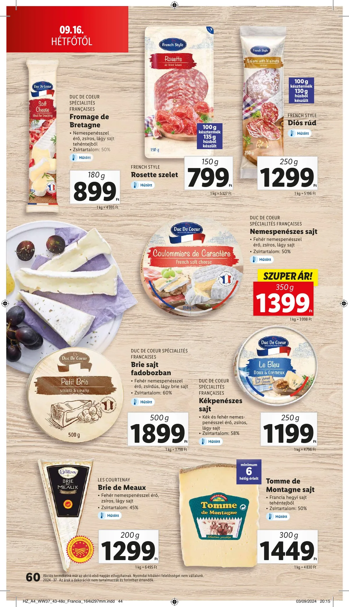 Lidl akciós újság 09.12–09.18 – 60. oldal