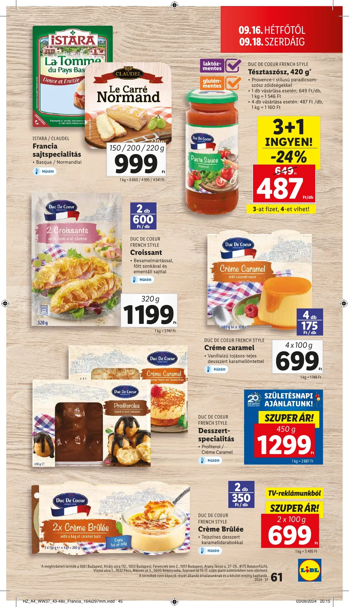 Lidl akciós újság 09.12–09.18 – 61. oldal