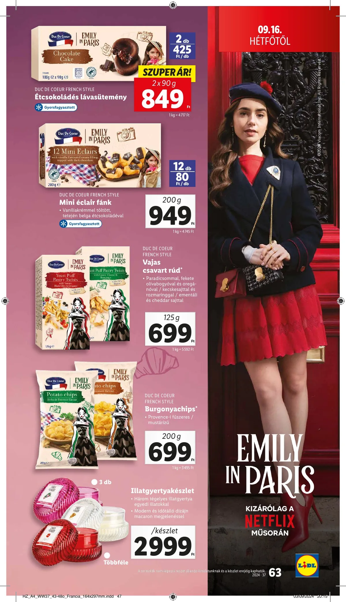Lidl akciós újság 09.12–09.18 – 63. oldal