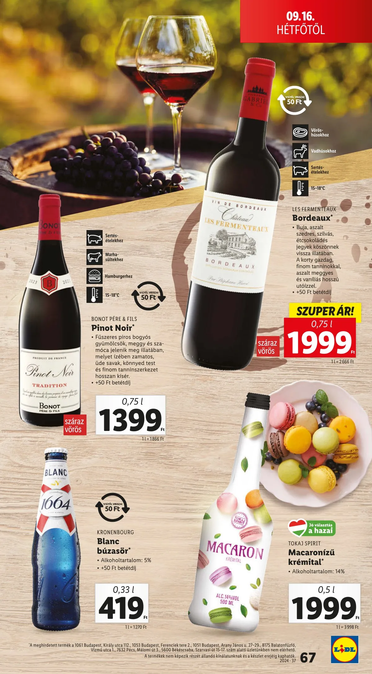 Lidl akciós újság 09.12–09.18 – 67. oldal
