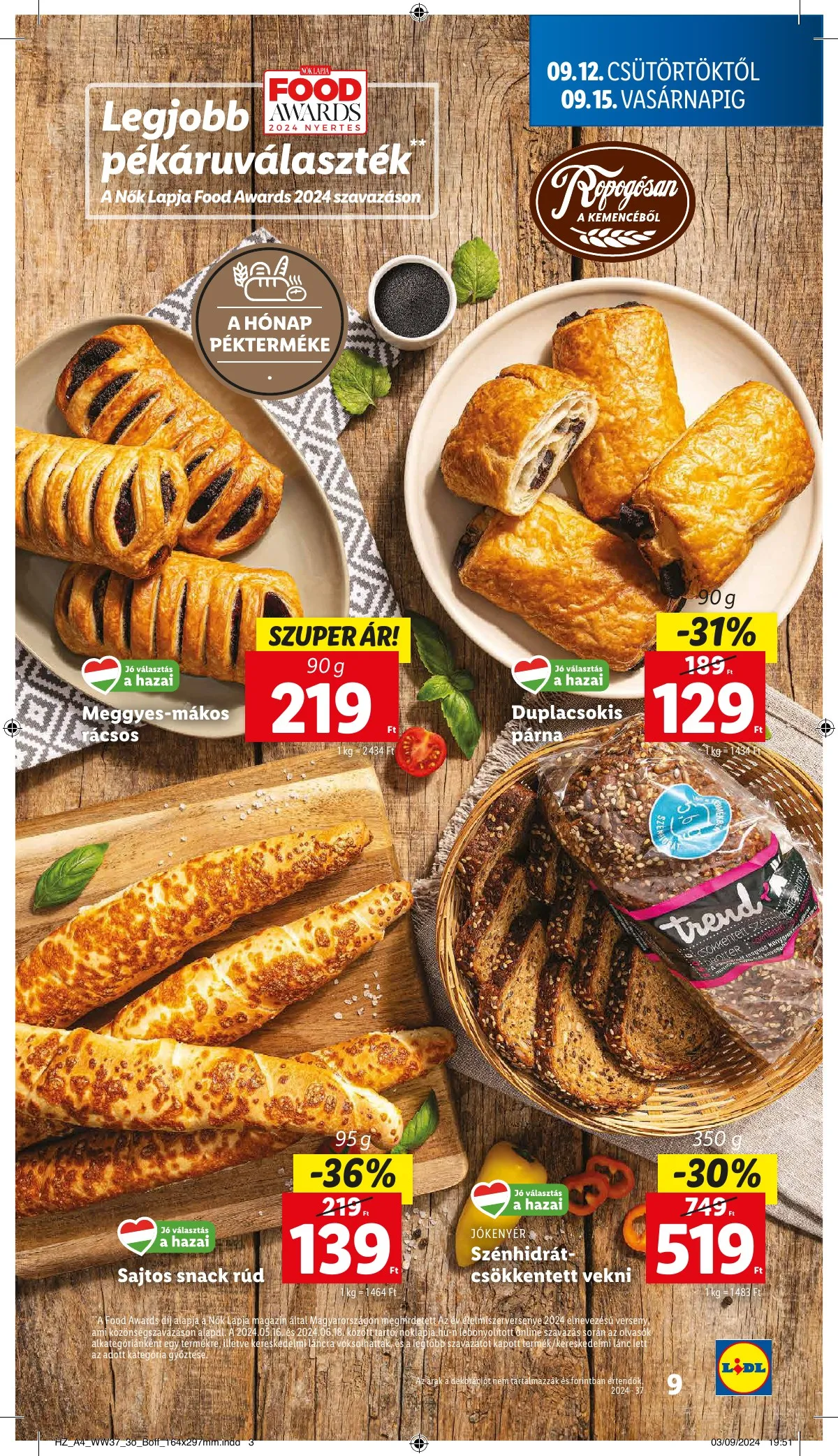 Lidl akciós újság 09.12–09.18 – 9. oldal