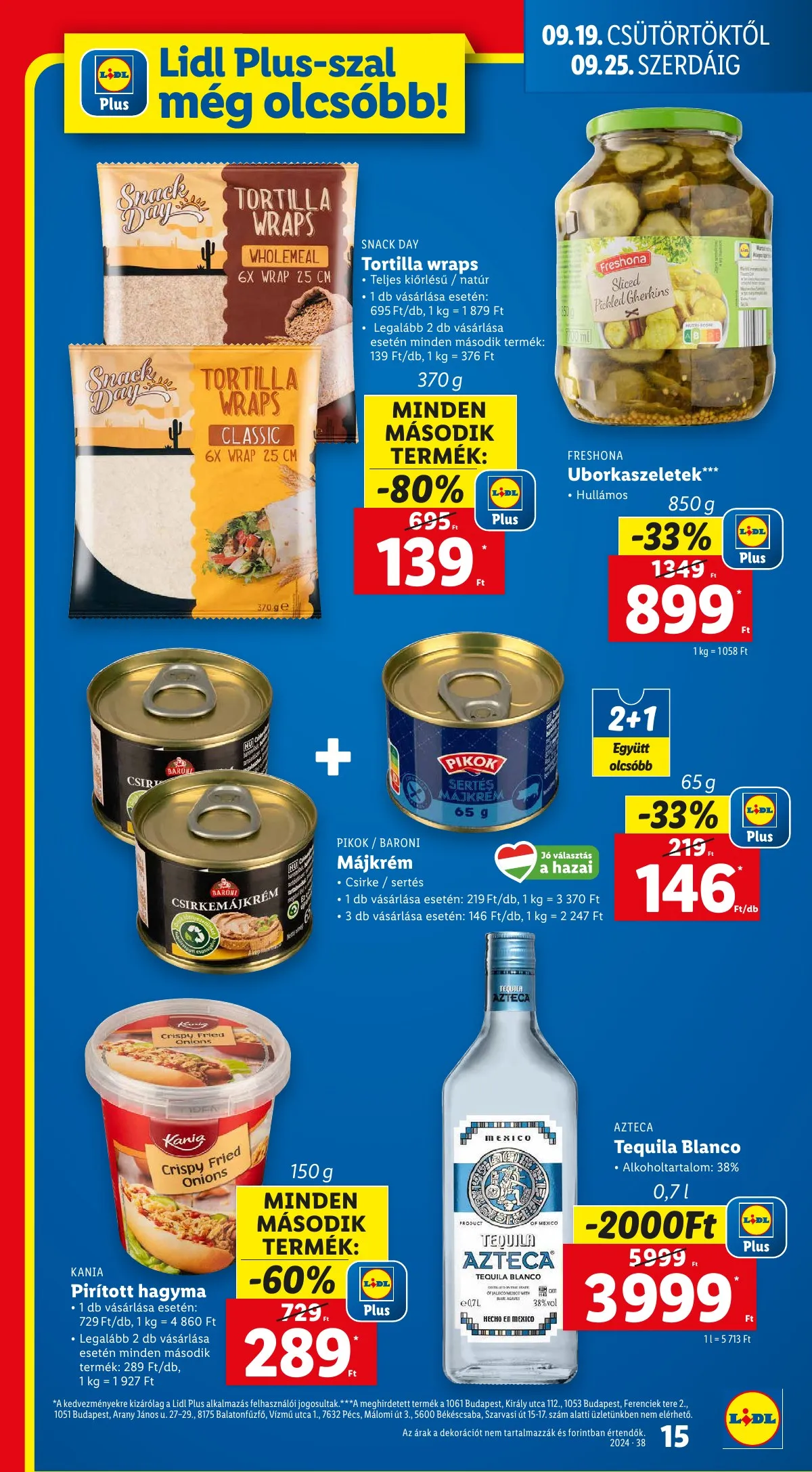 Lidl akciós újság 09.19–09.25 – 15. oldal
