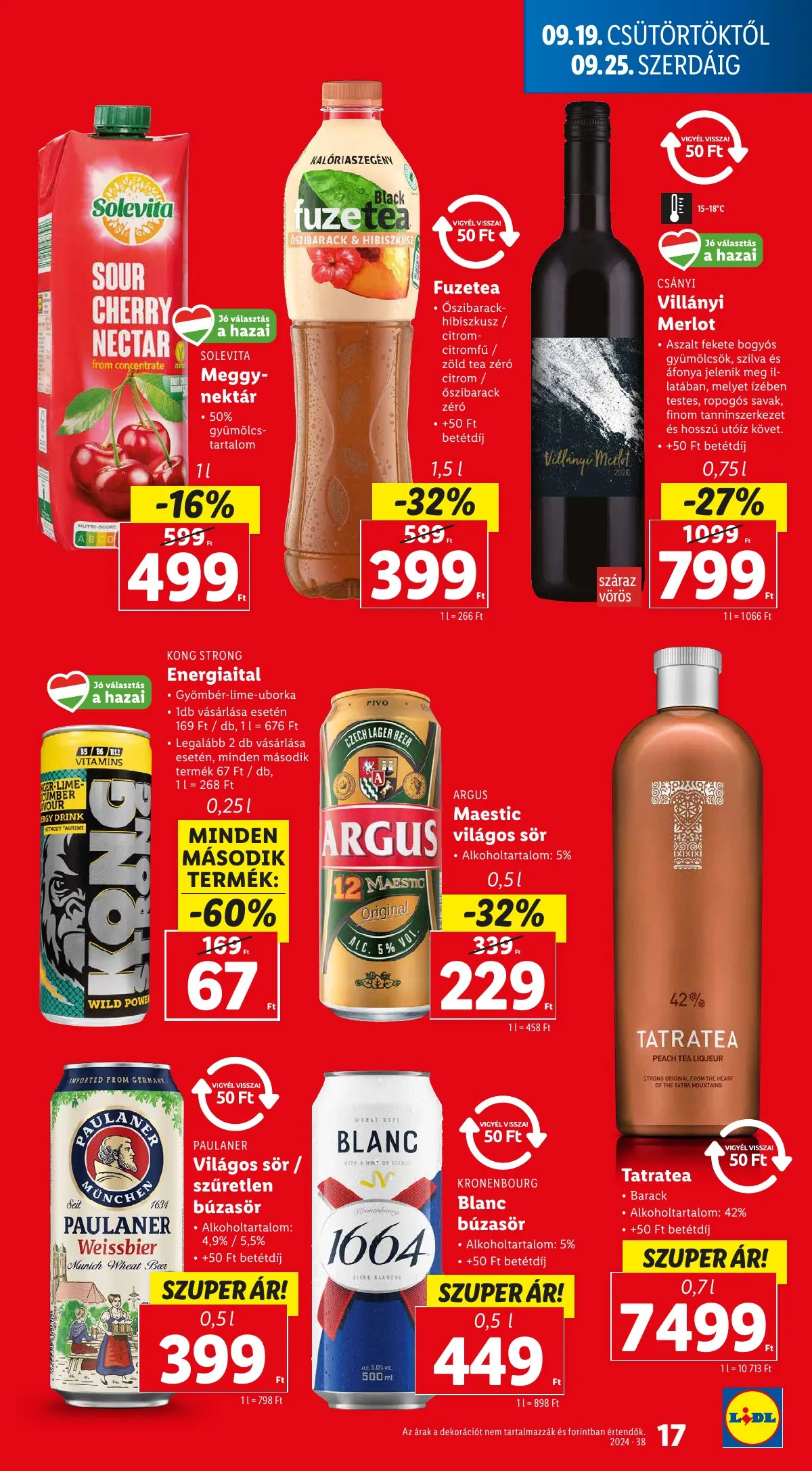 Lidl akciós újság 09.19–09.25 – 17. oldal