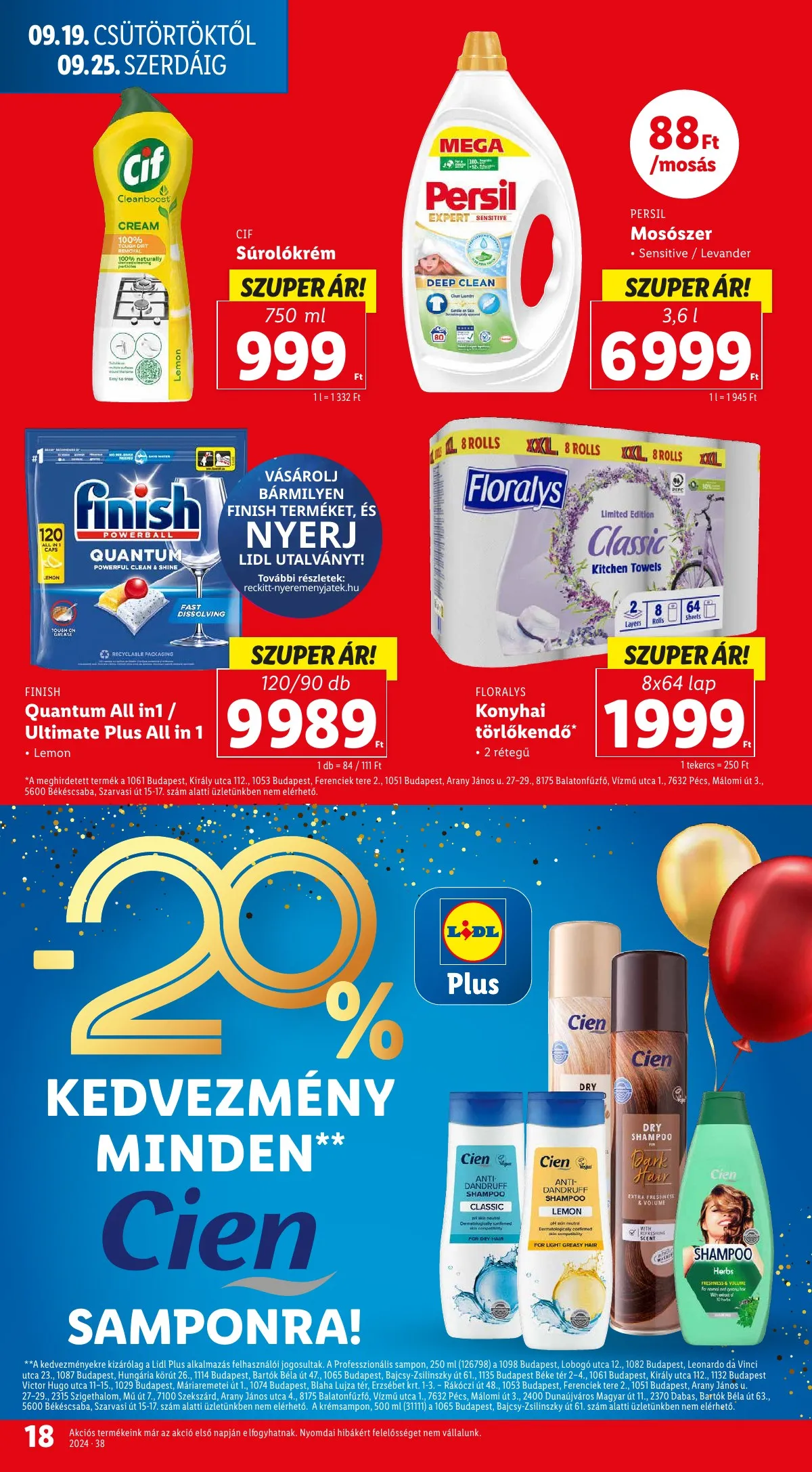 Lidl akciós újság 09.19–09.25 – 18. oldal
