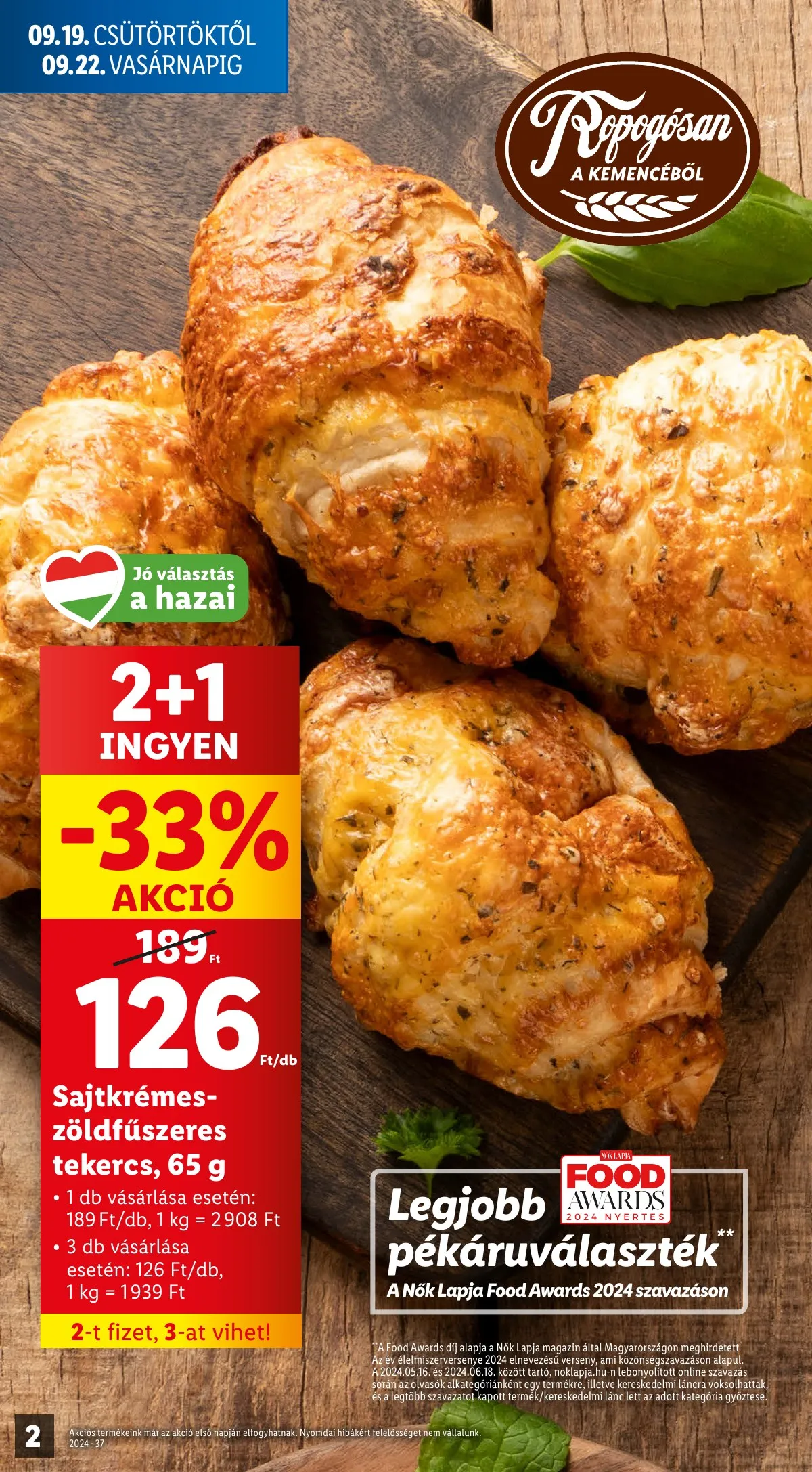 Lidl akciós újság 09.19–09.25 – 2. oldal