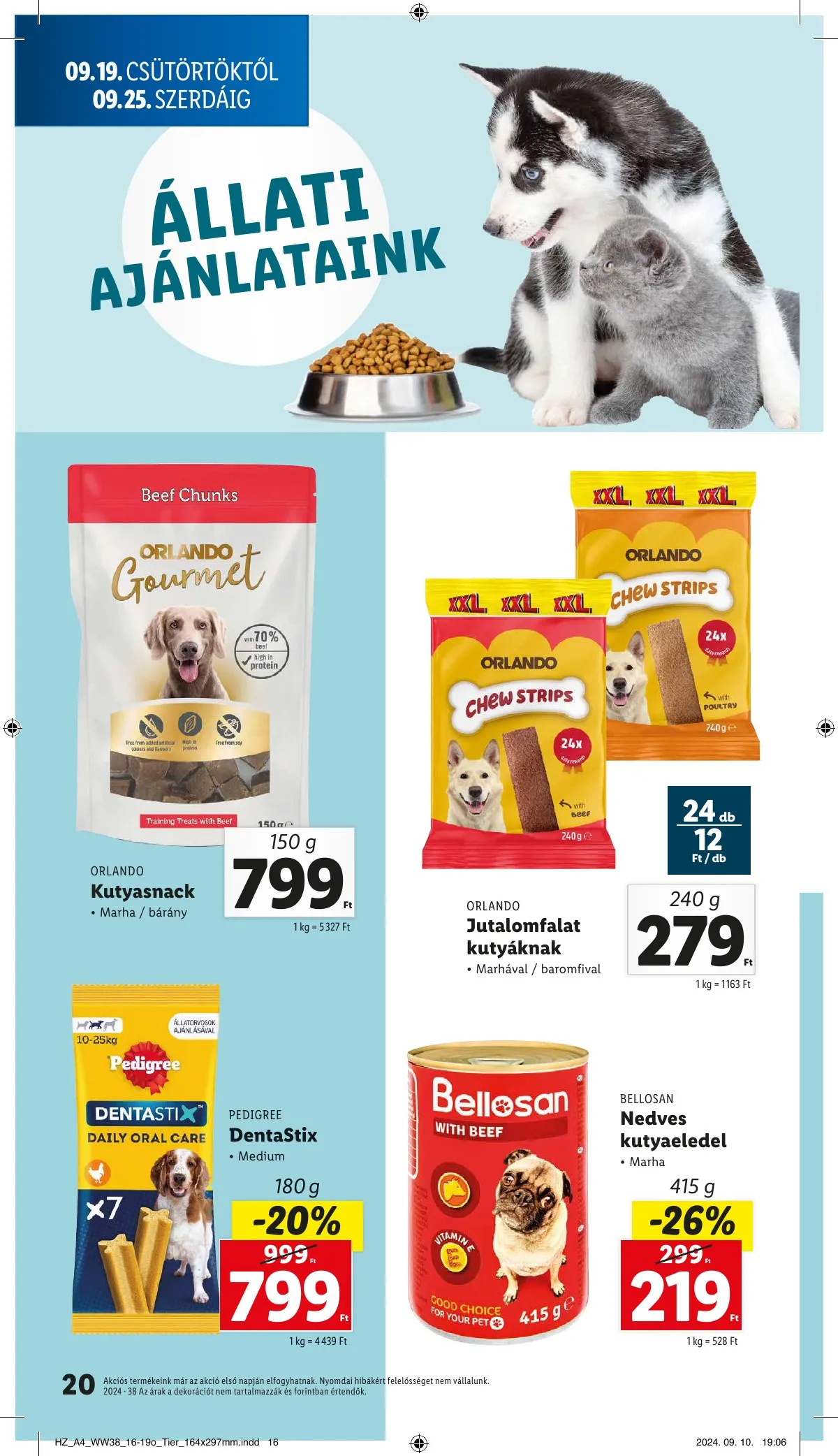 Lidl akciós újság 09.19–09.25 – 20. oldal