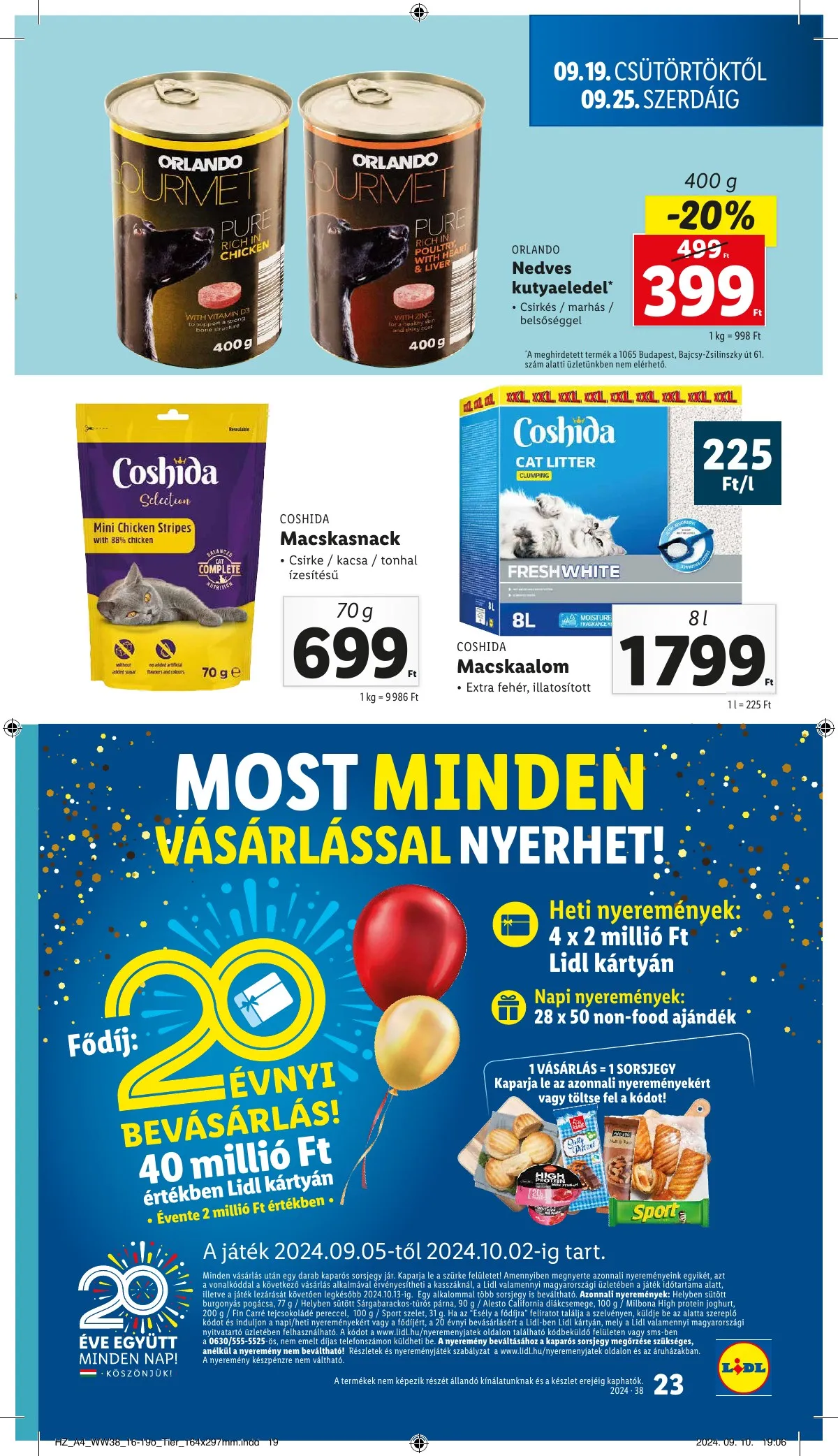 Lidl akciós újság 09.19–09.25 – 23. oldal