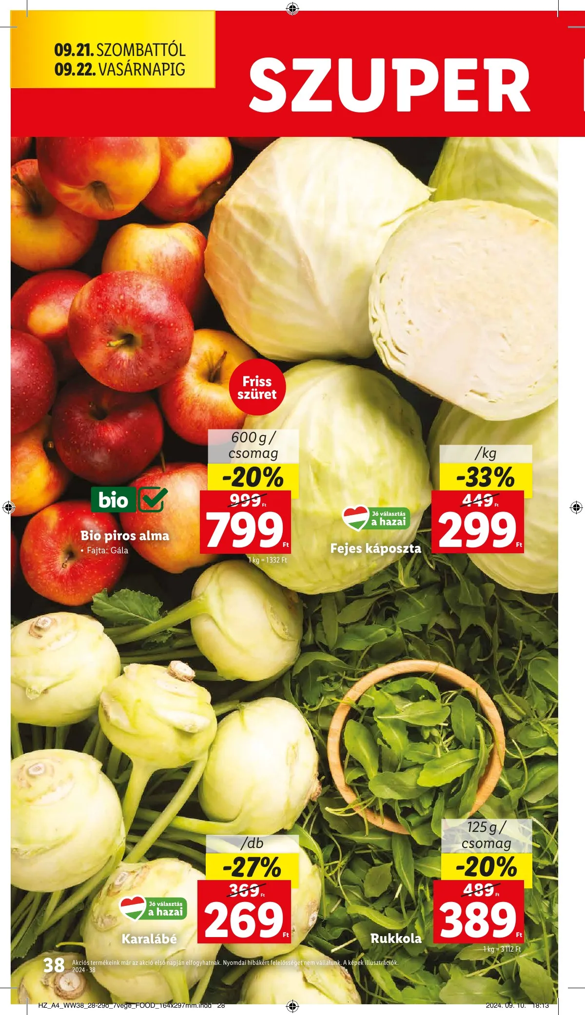 Lidl akciós újság 09.19–09.25 – 38. oldal