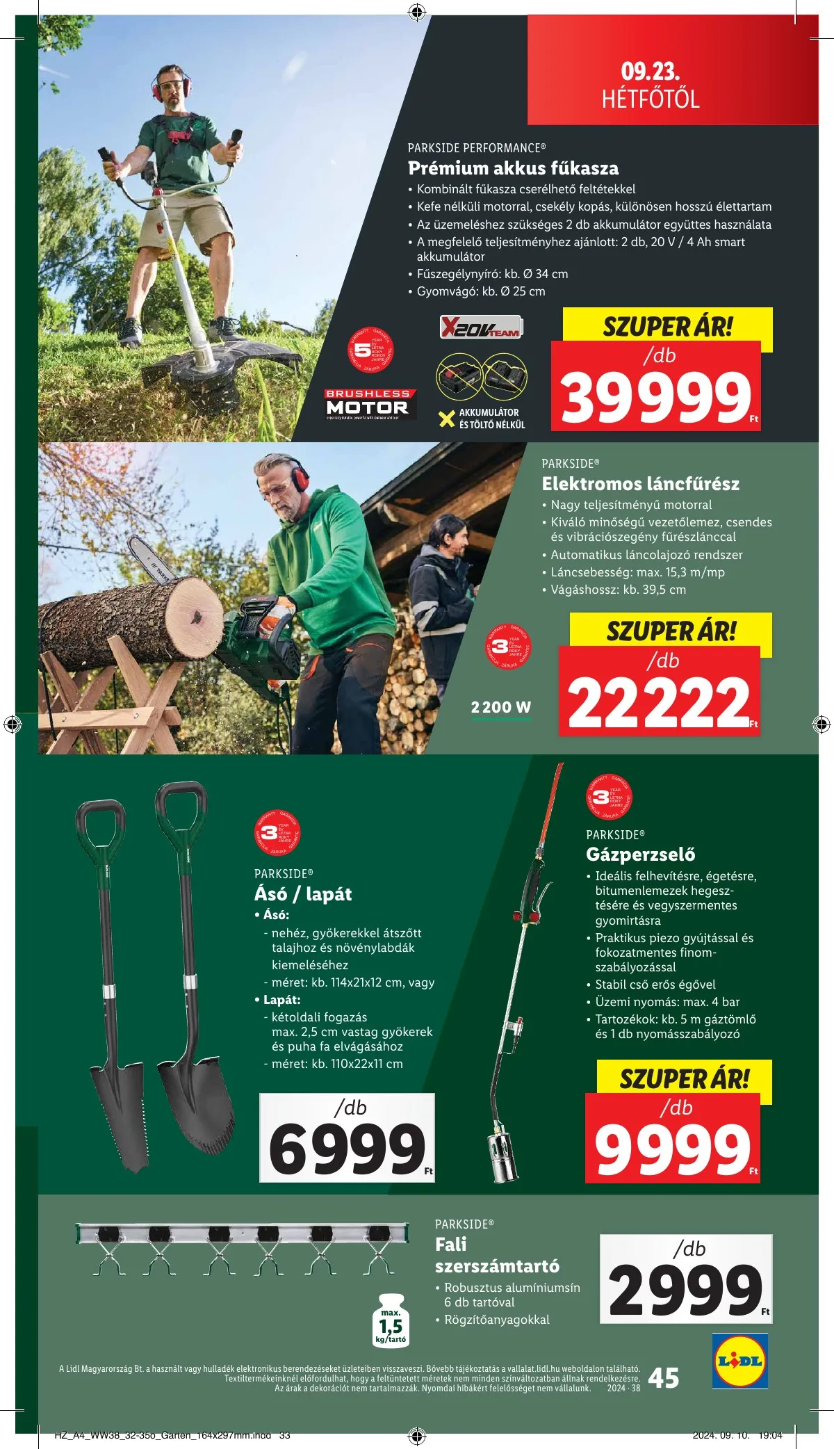 Lidl akciós újság 09.19–09.25 – 45. oldal