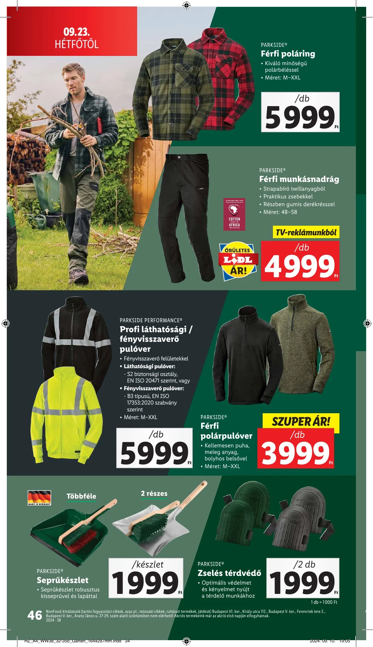 Lidl akciós újság 09.19–09.25 – 46. oldal